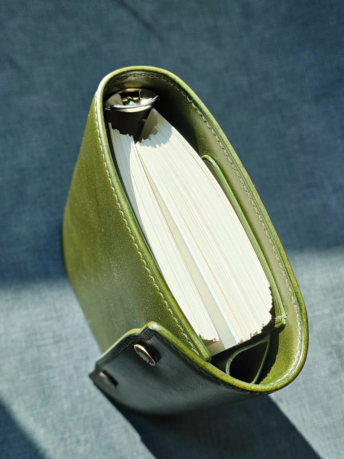 A7 Tochigi Leather Tri-Fold Notebook Cover
