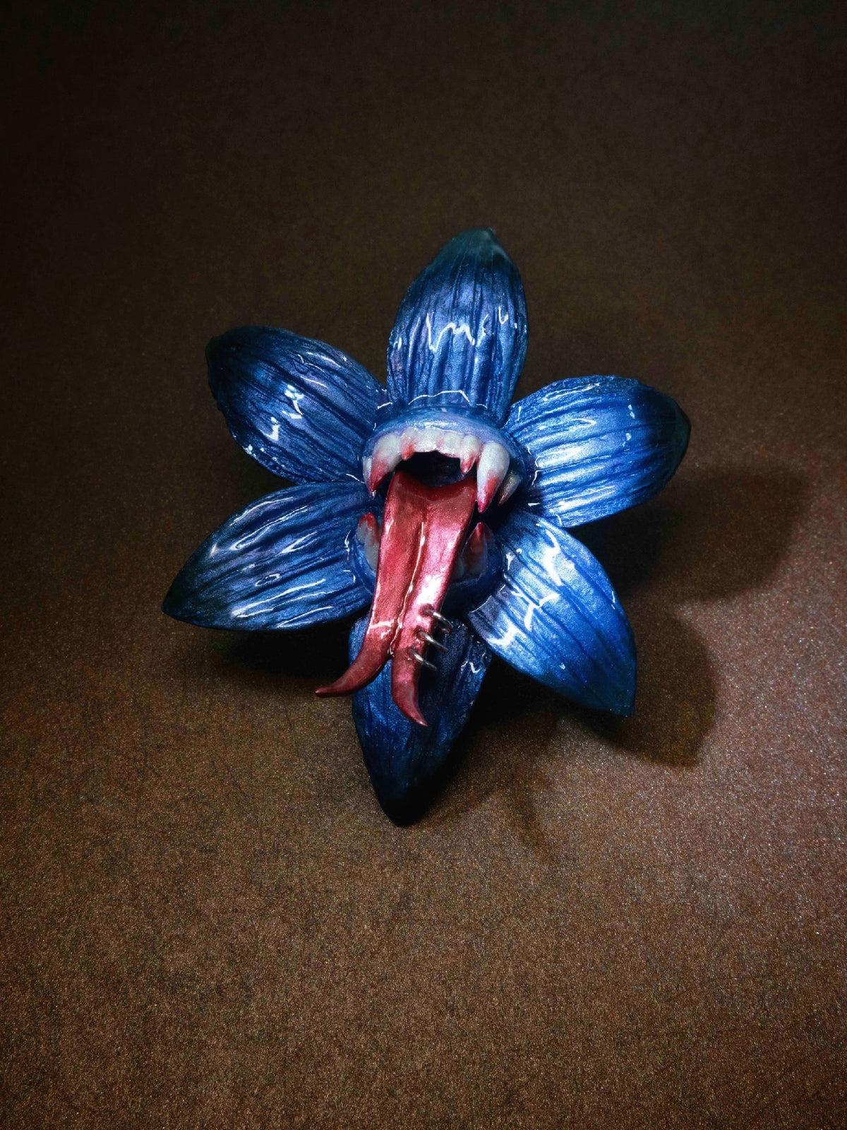 Carnivorous Flower Fang Tongue Brooch