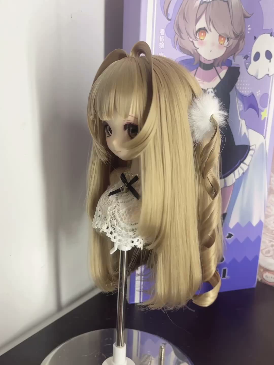 Ash Blonde Doll Wig