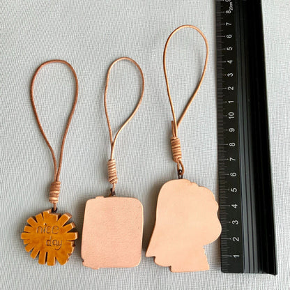 Girl with a Pearl Earring Leather Charm Set