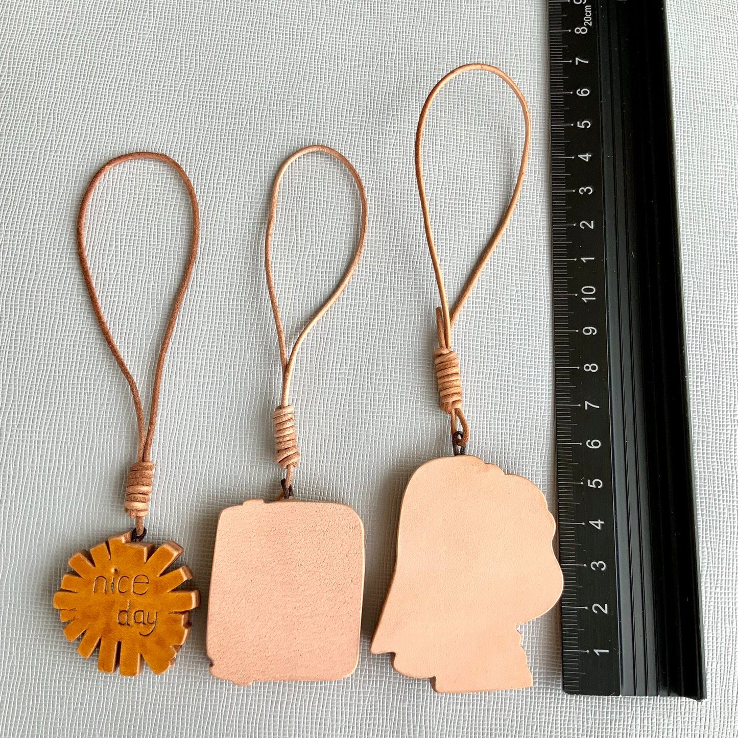 Girl with a Pearl Earring Leather Charm Set