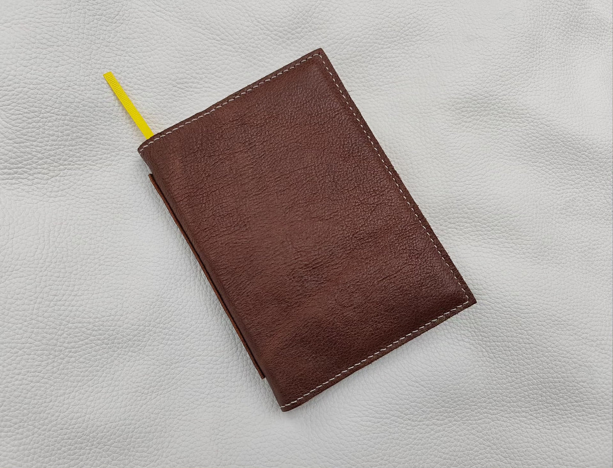 Handcrafted Leather Notebook Cover for A6 Inserts