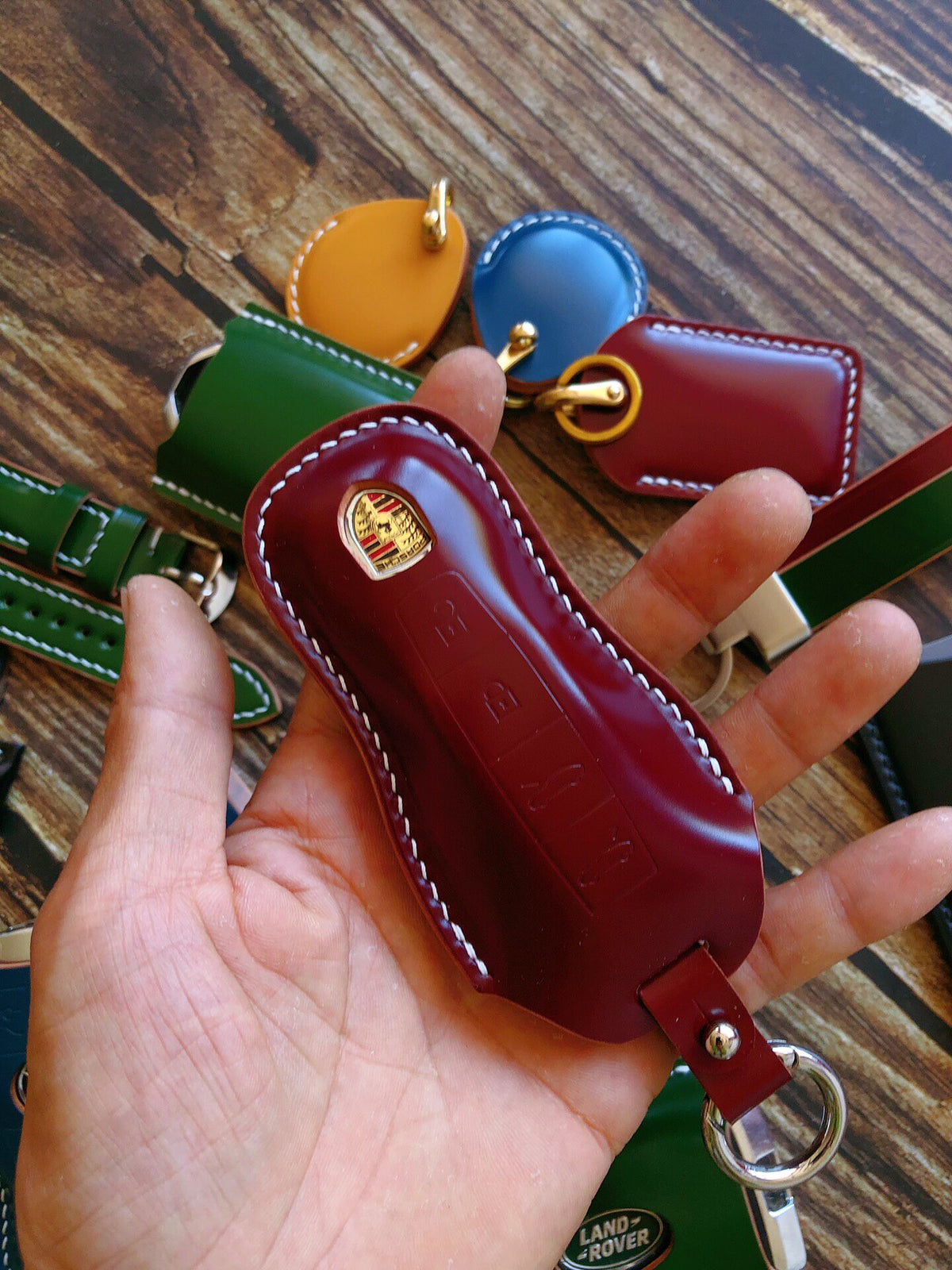 Porsche Key Cover Shinki Cordovan Leather