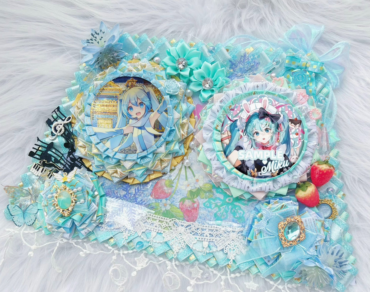Hatsune Miku Snow Pain Board 75mm Badge Holders