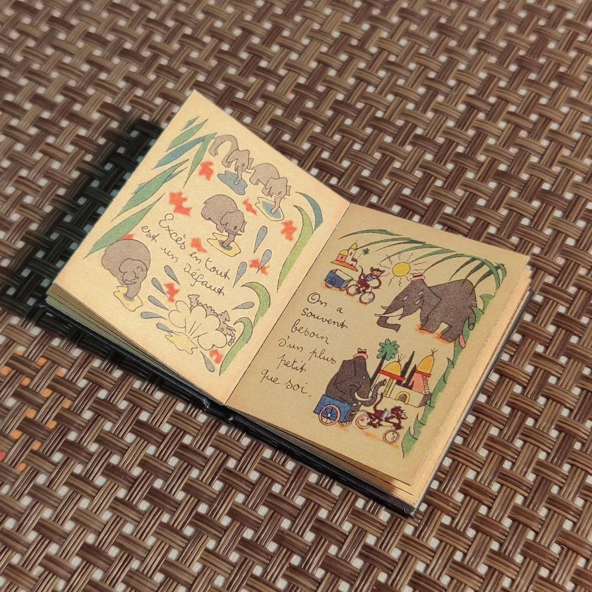 Miniature Book Prop for Dollhouse Photography