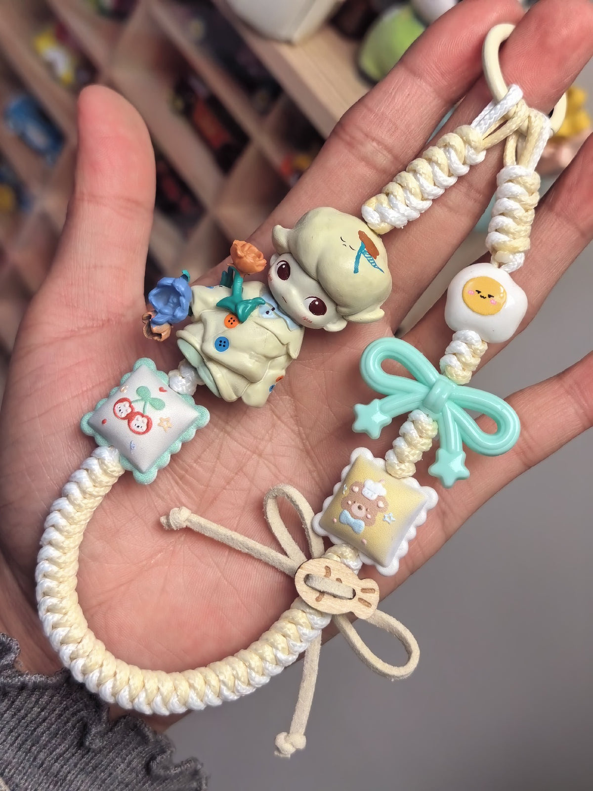 Dimoo Week 8 Braided Charm Phone Strap