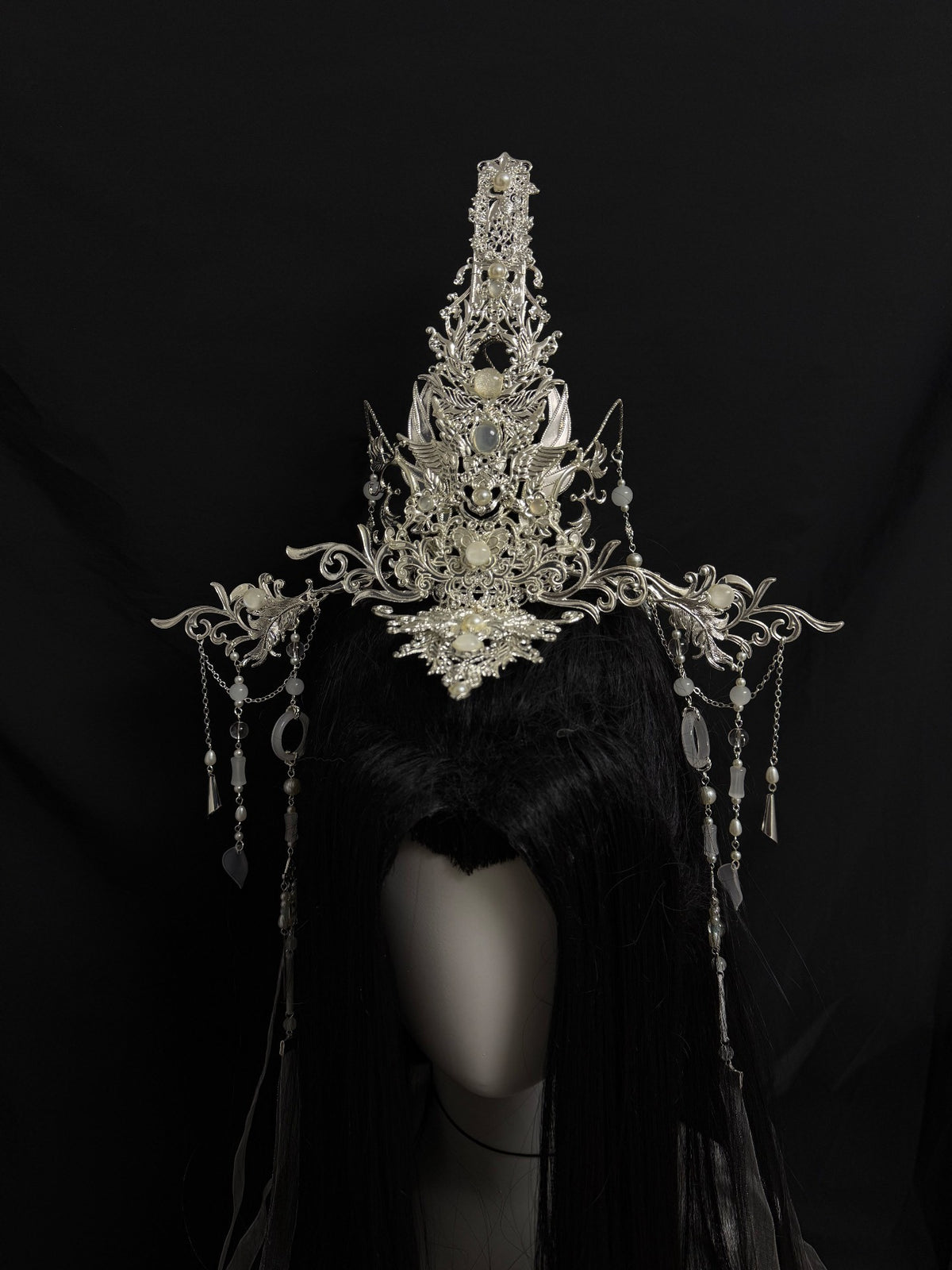 Chu Wannin Cosplay Crown with Beaded Tassels