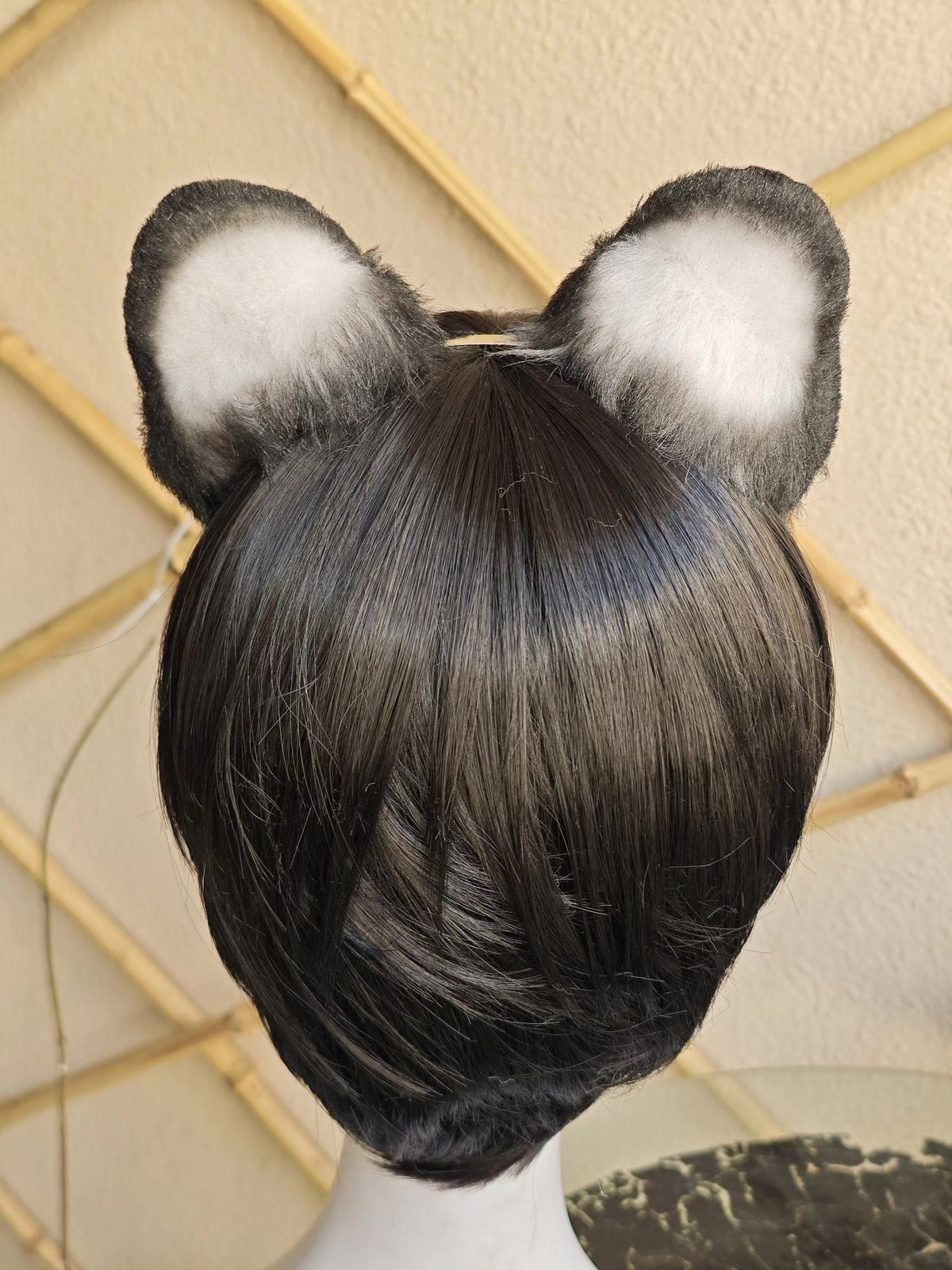 Realistic Snow Leopard Faux Fur Cosplay Ears