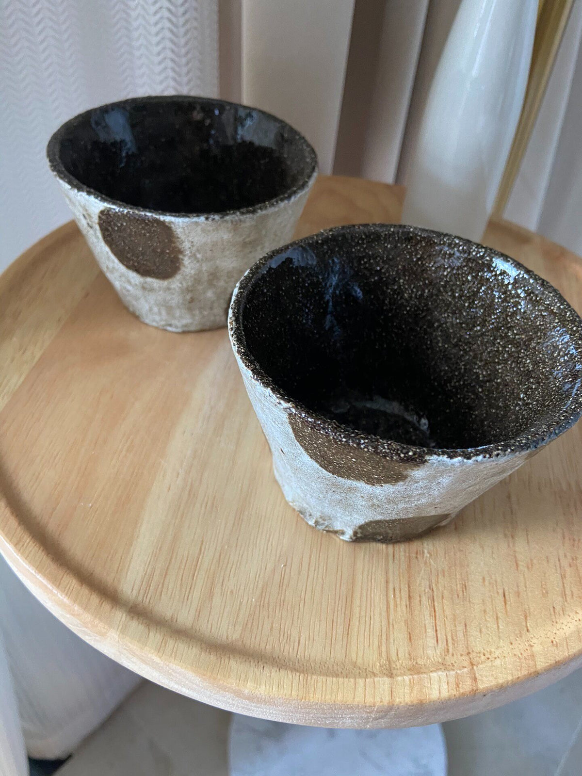 Handmade Black Clay Coffee Cup 200ml