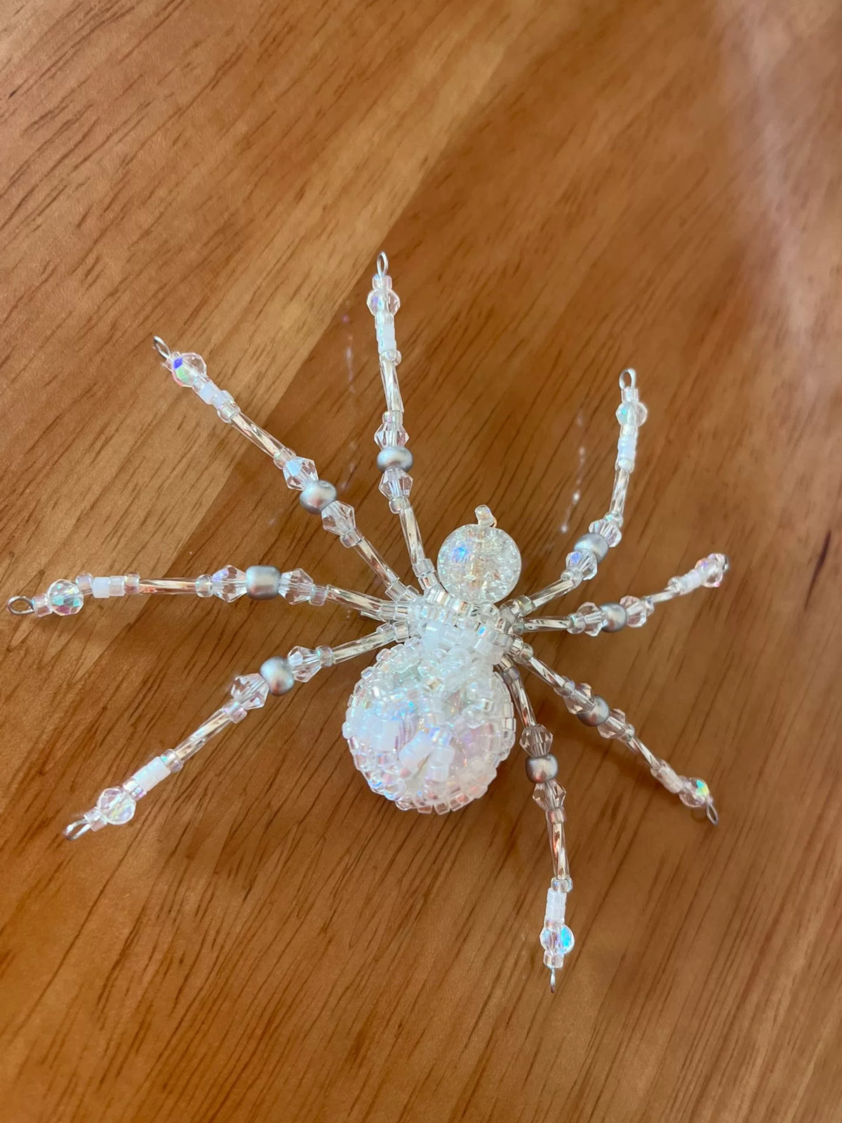 Crystal Bead Spider Hair Accessory Stainless Steel Wire