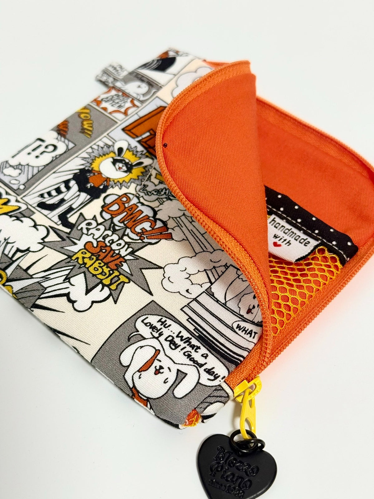 L-Shaped Storage Bag Comic Print 12cm