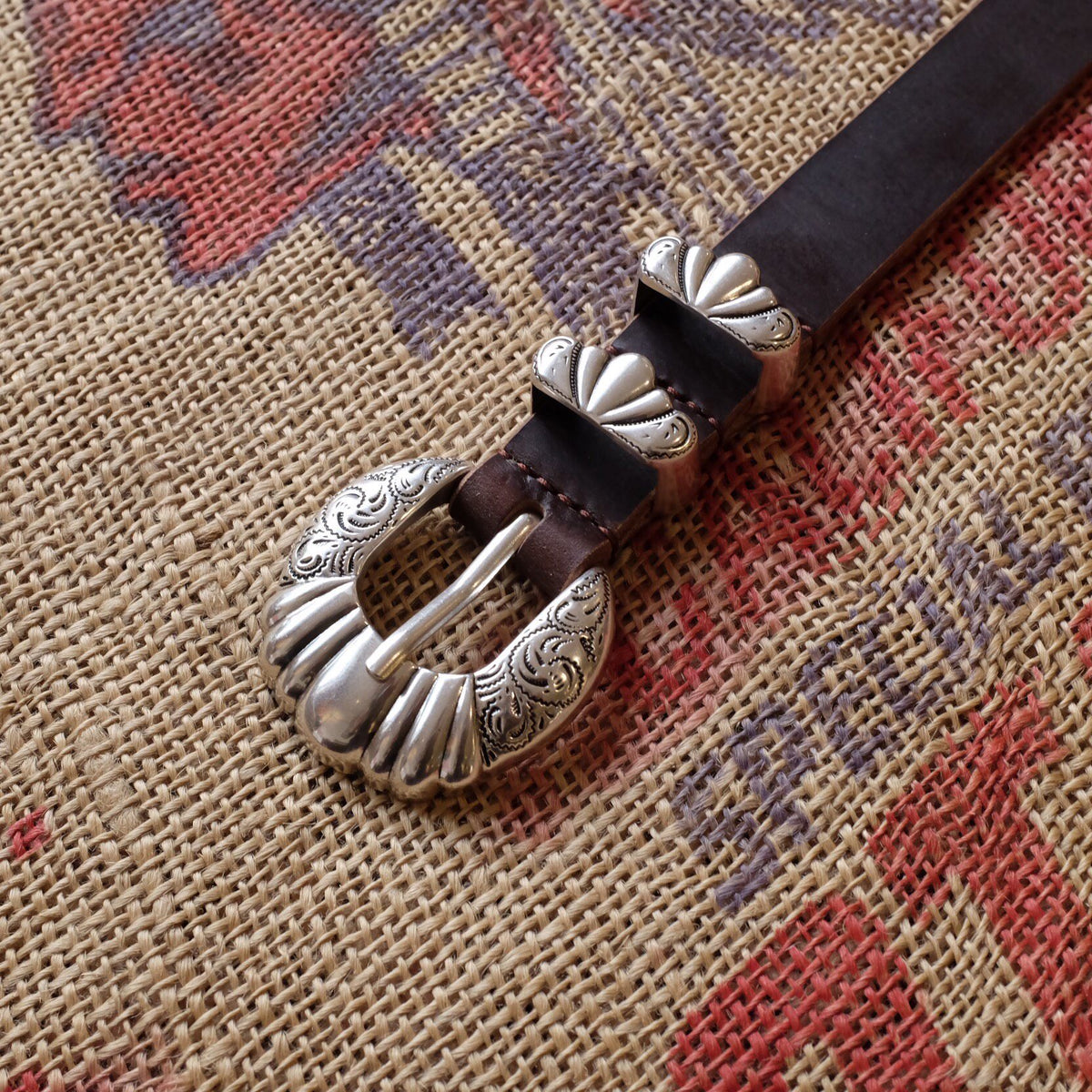 Belt Set with Tea Core Leather