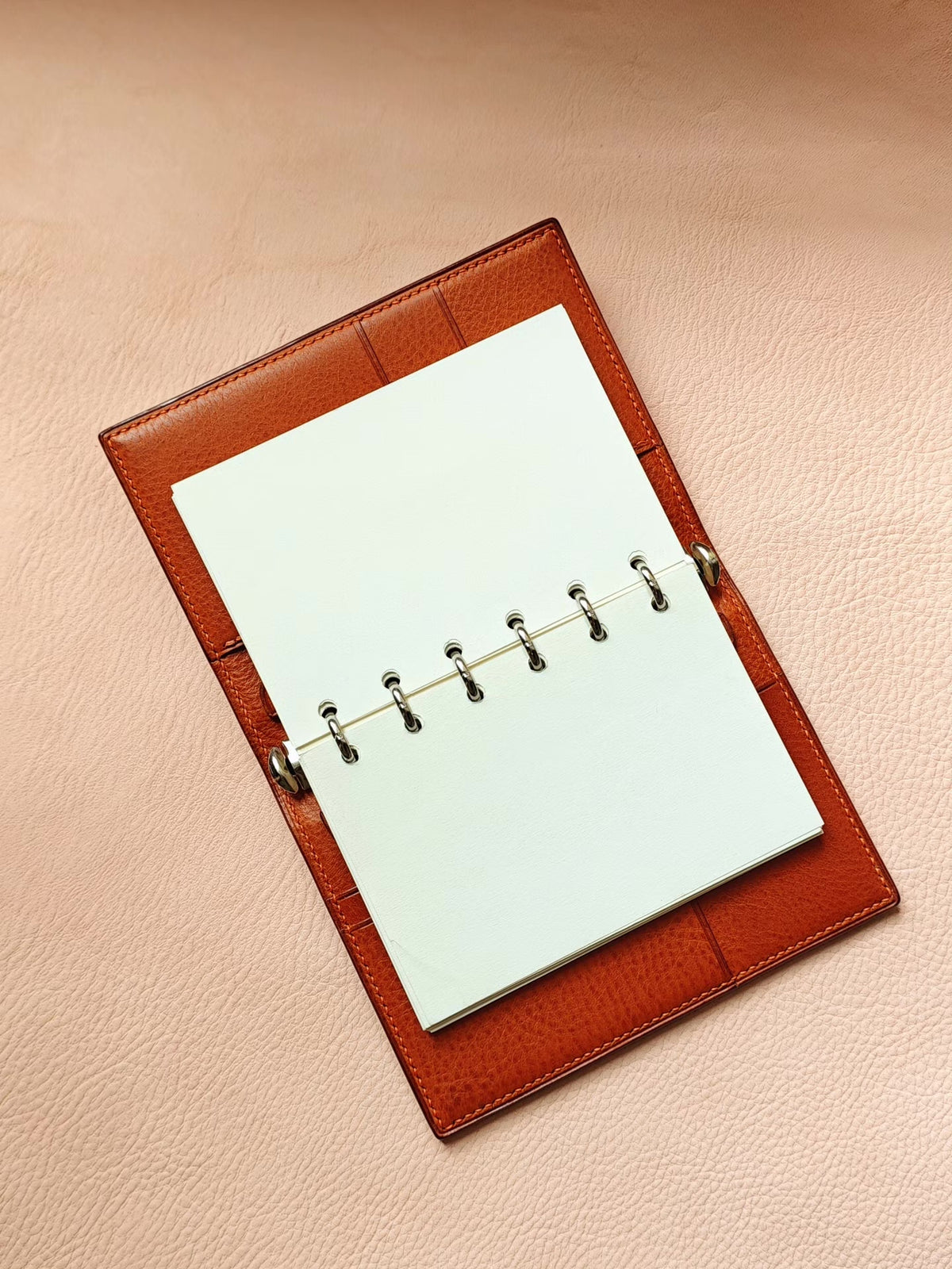 MboxレザーのA7二つ折りノートブック