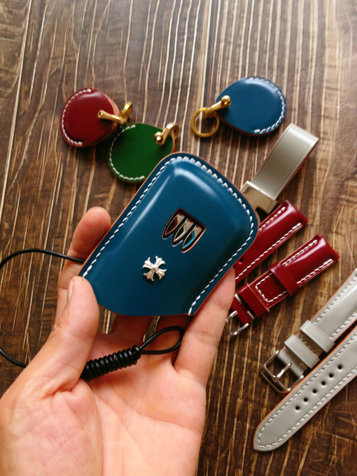 Buick Leather Key Case Shell Cordovan