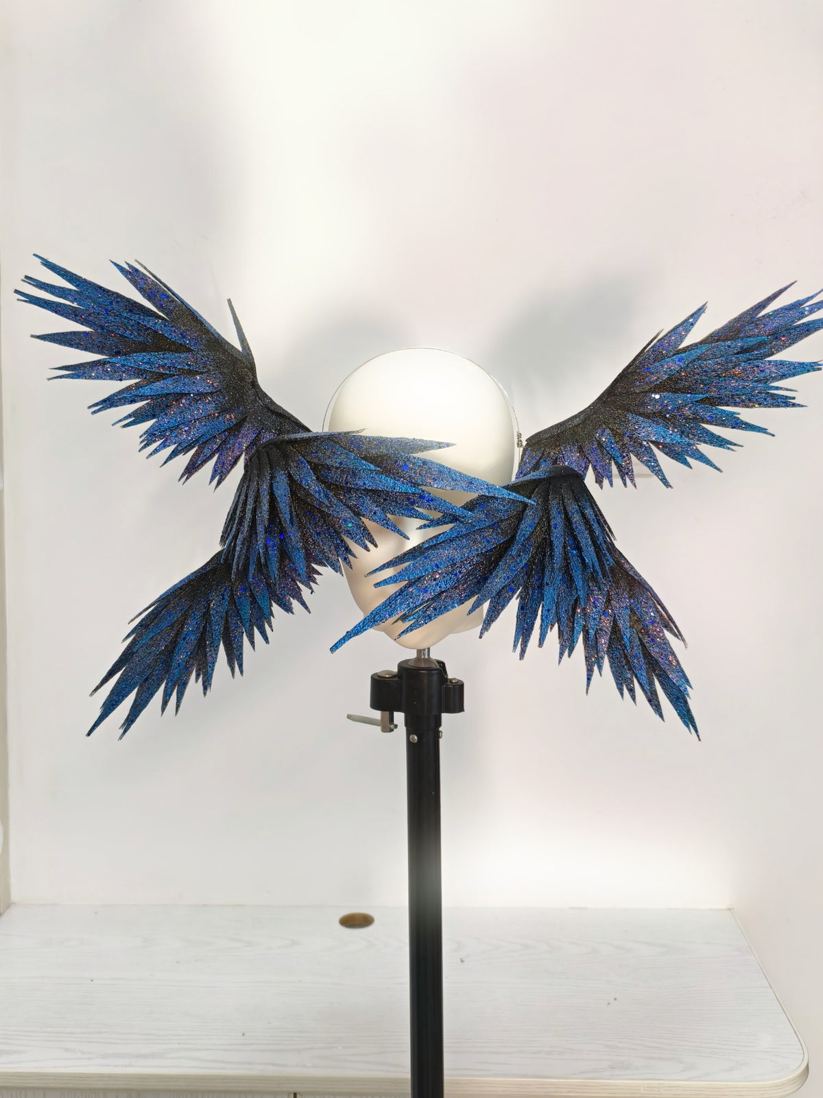 Handcrafted Multi-Wing Headpiece Iridescent Cosplay