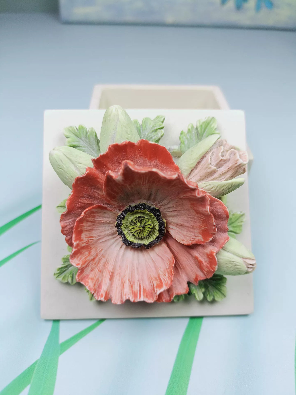 Food Grade Silicone Floral Decorative Box