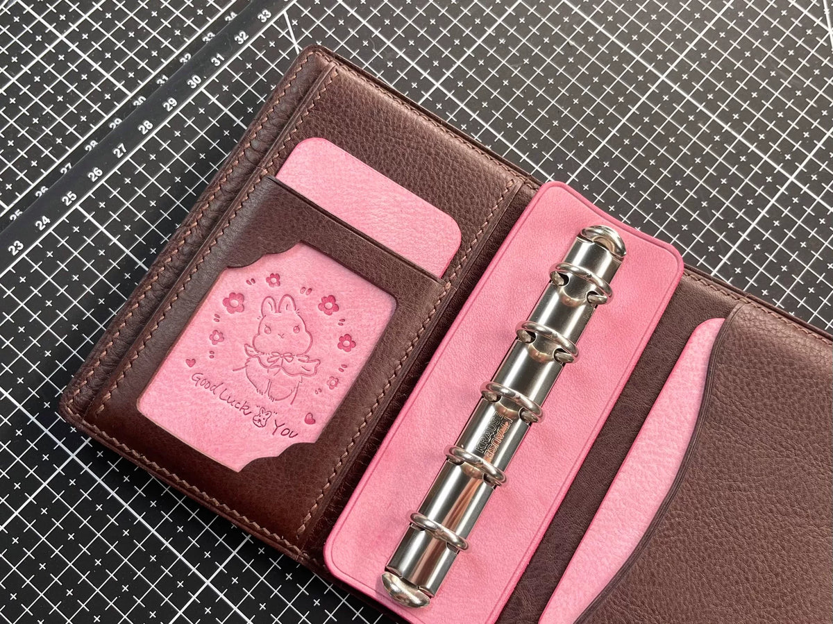Pink M5 Loose Leaf Ring Notebook