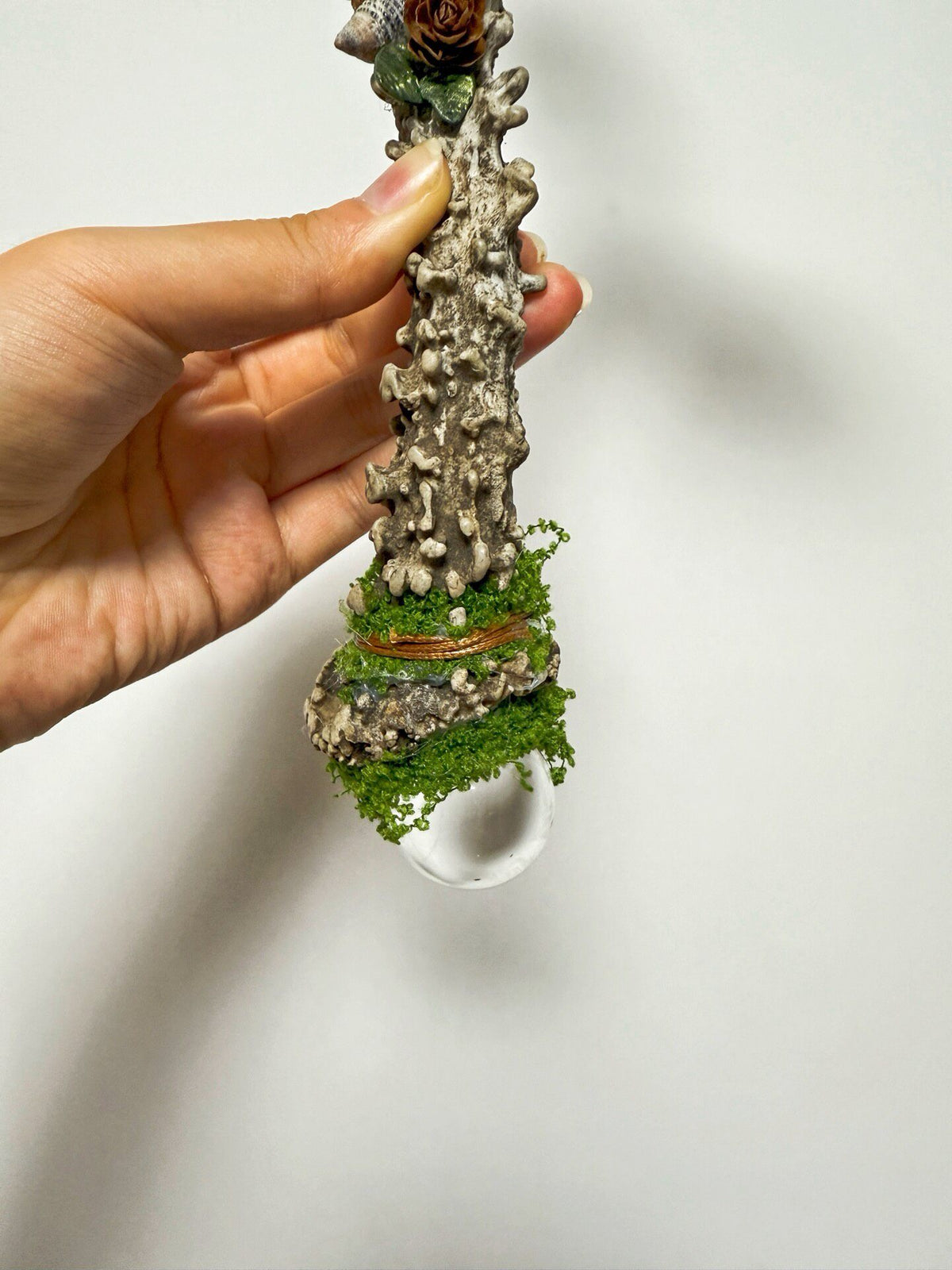 Witch Antler Hand Bell Candle Snuffer Wand