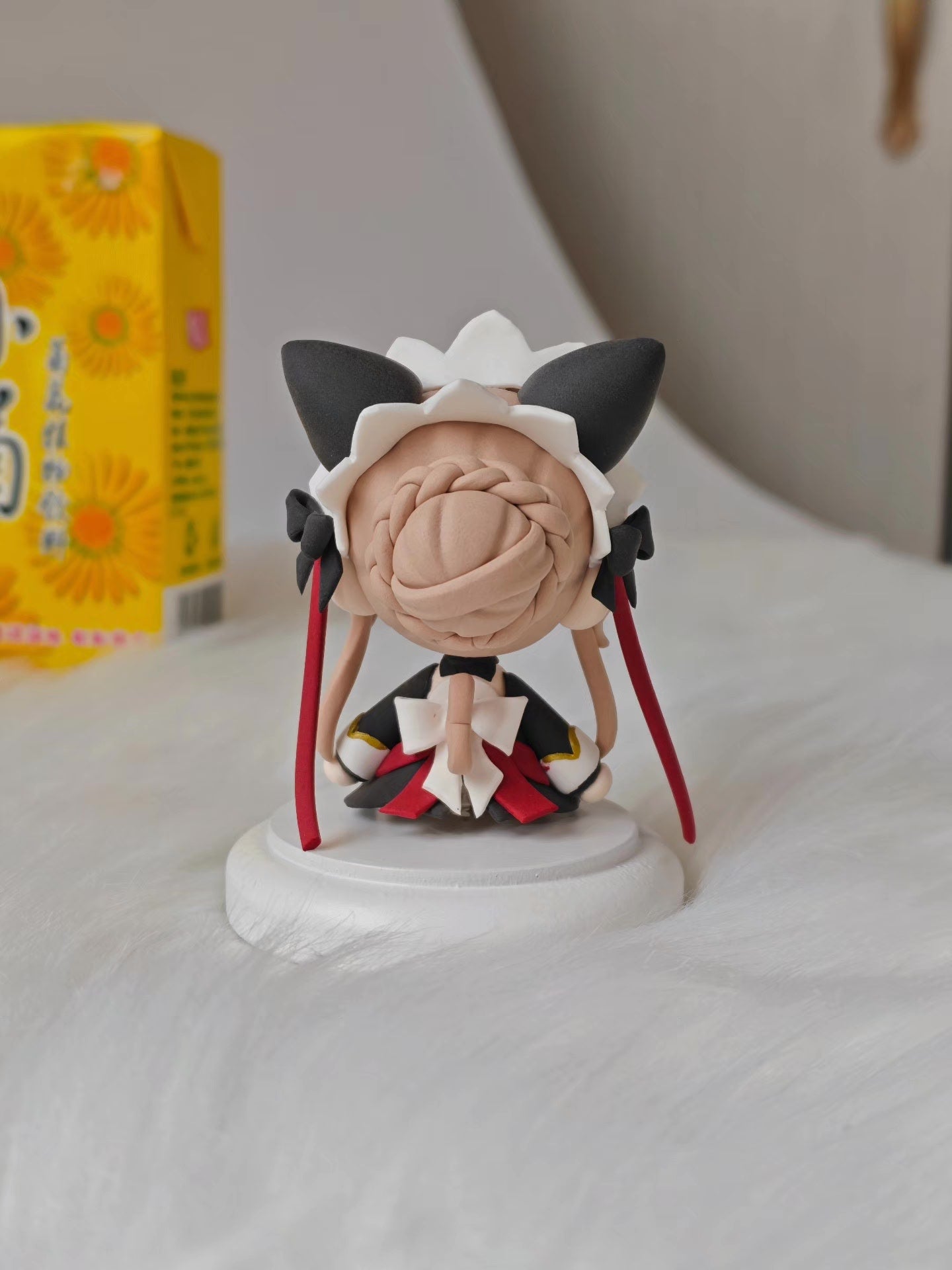 Genshin Impact Sandrone Q Version Clay Figurine Seated 9cm