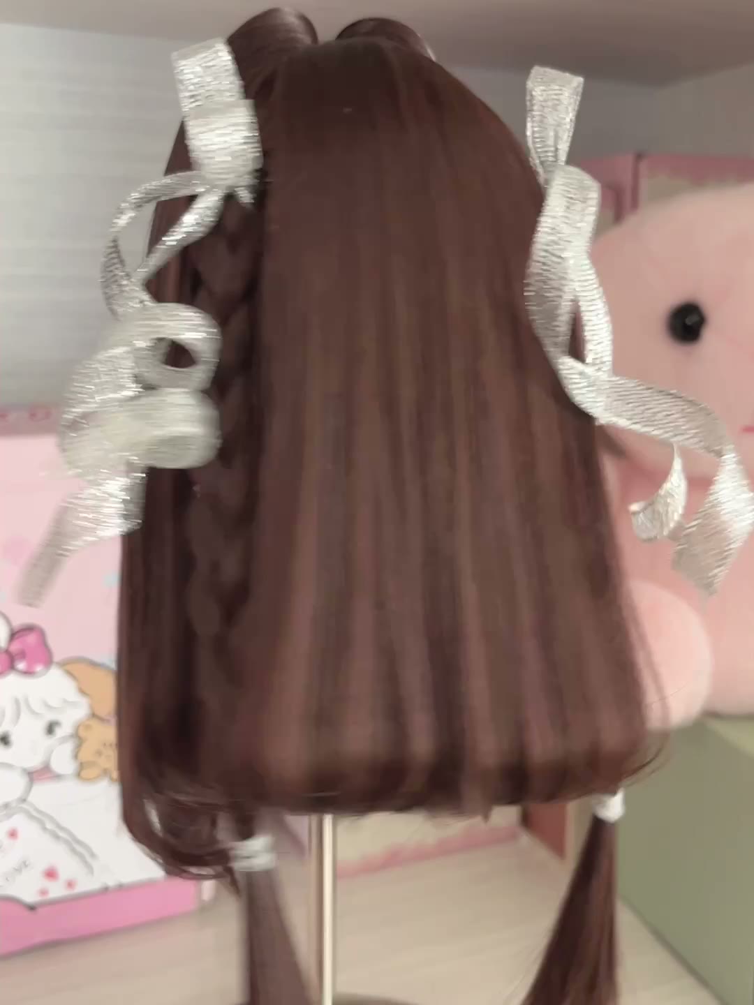 Espresso Brown Full Coverage Doll Wig