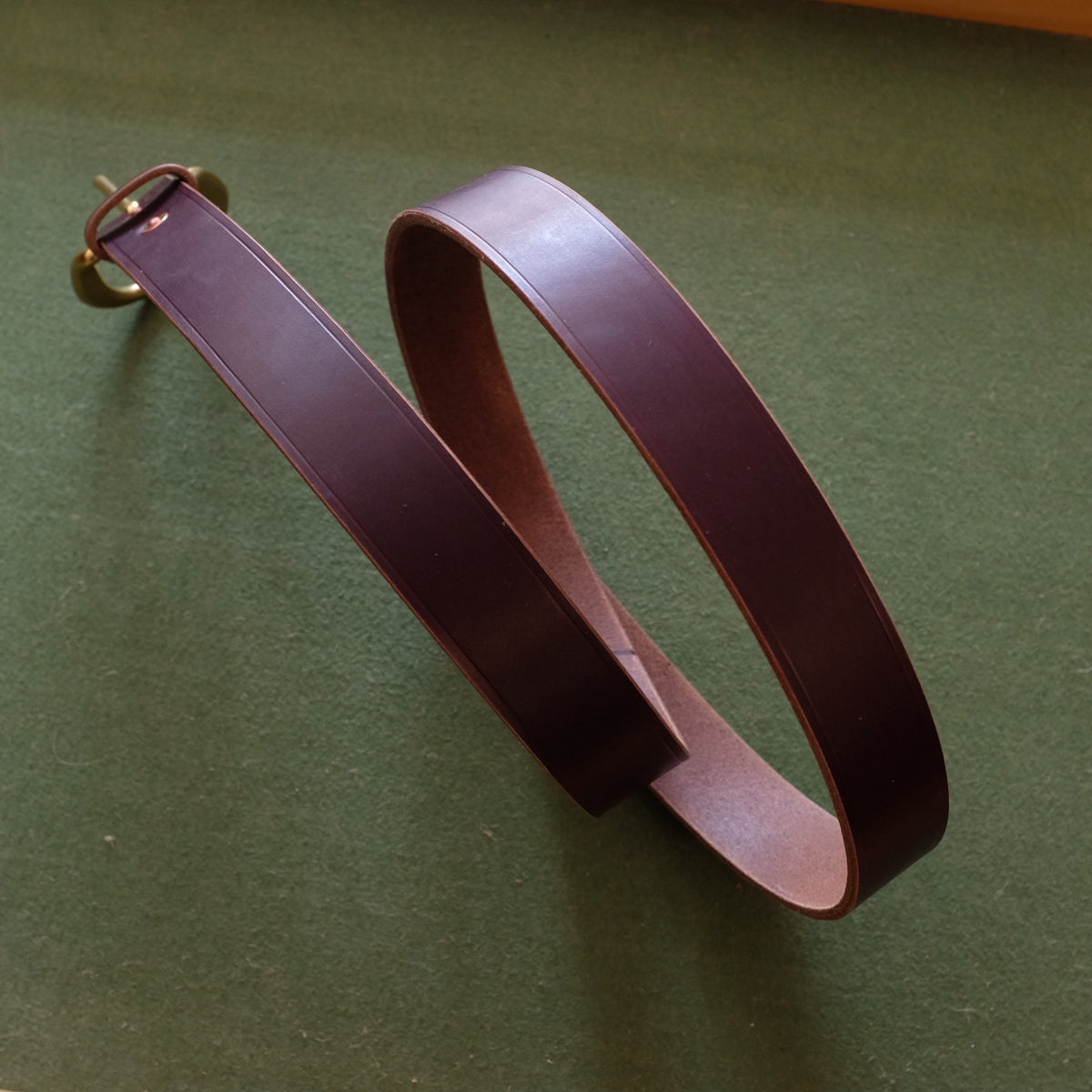 Belt with Solid Copper Buckle
