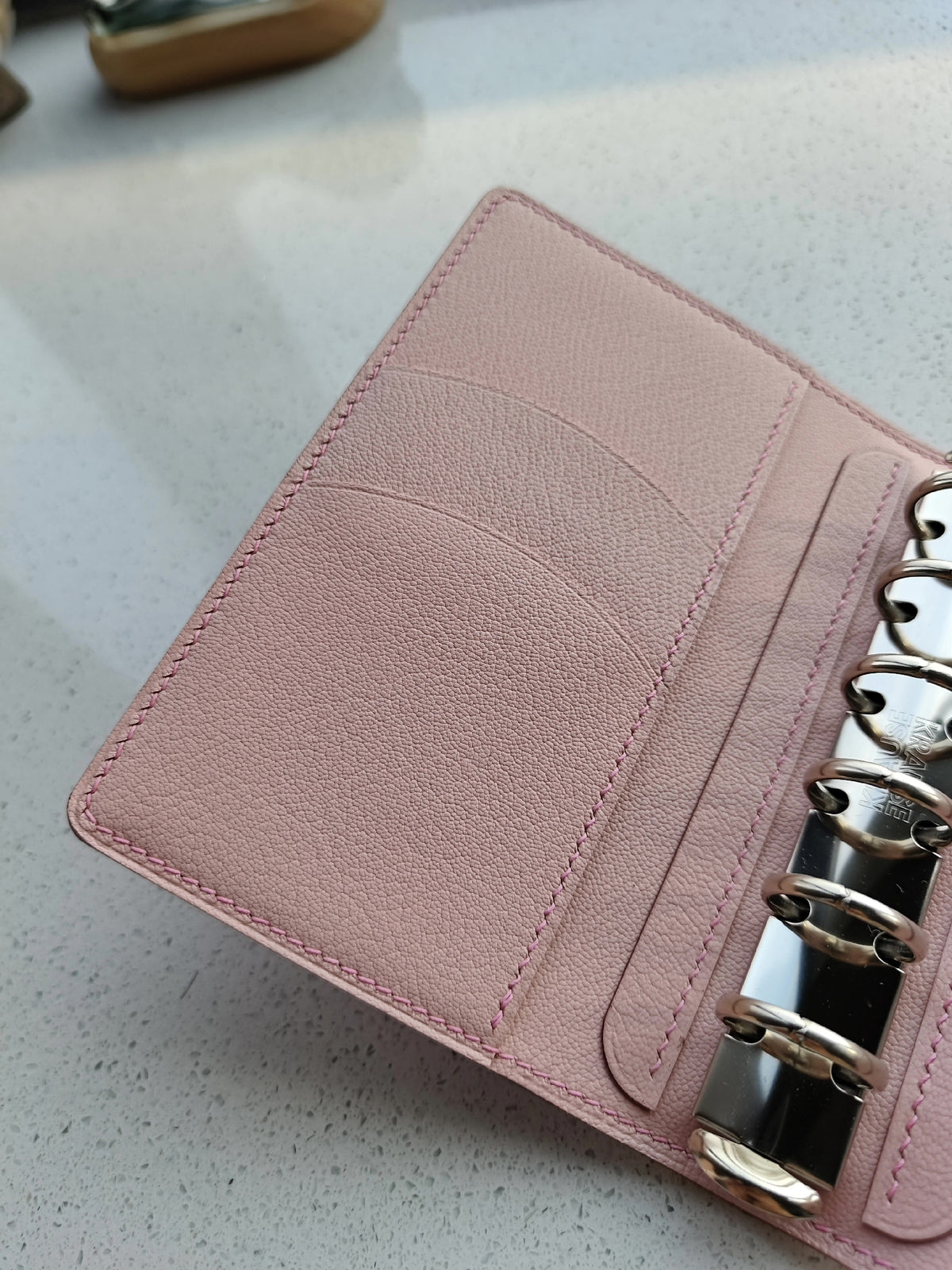 A7 JE Bridle Leather Loose Leaf Notebook