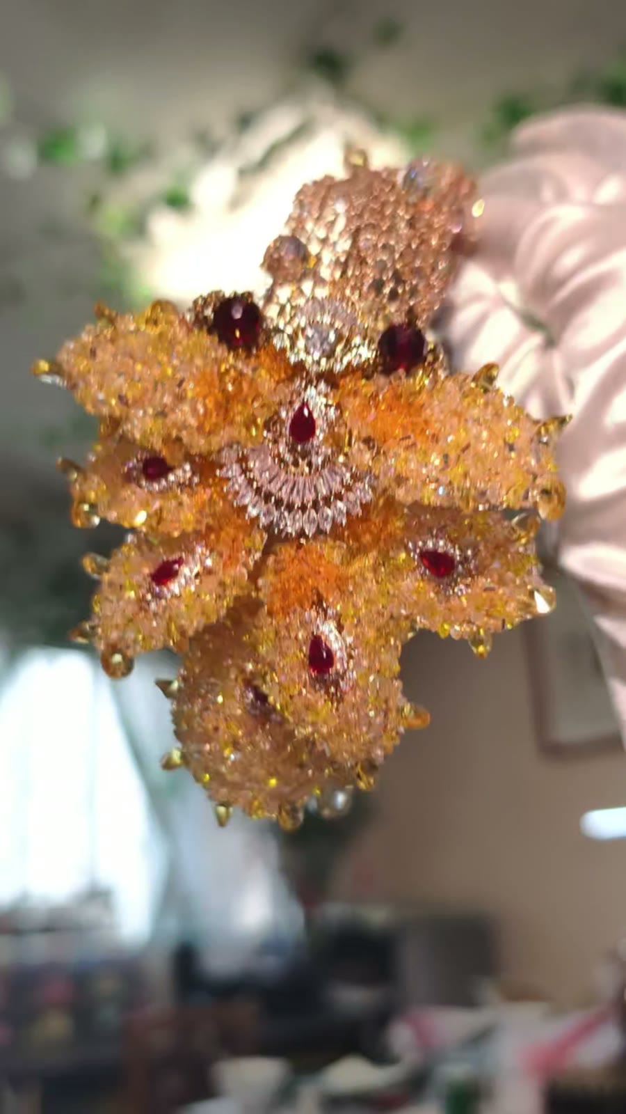 Koi Fish Crystal Hair Clip