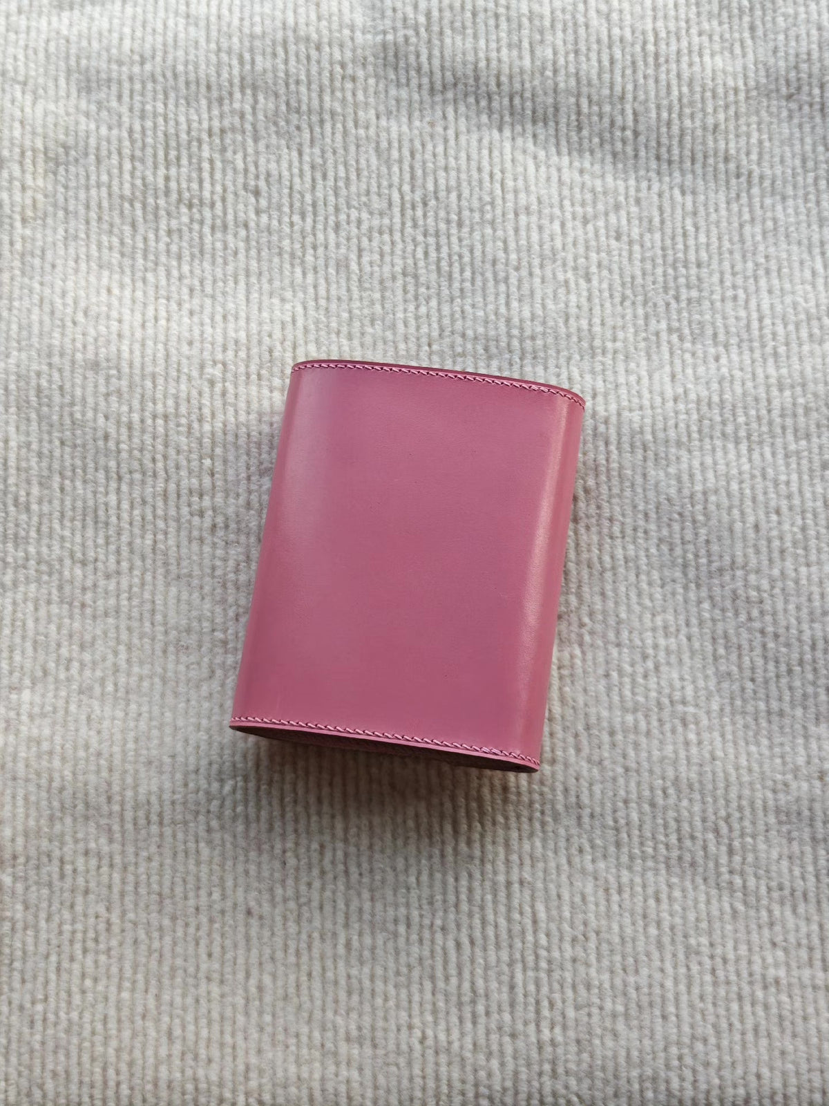 KNOX Style Pink Bridle Leather A8 Notebook