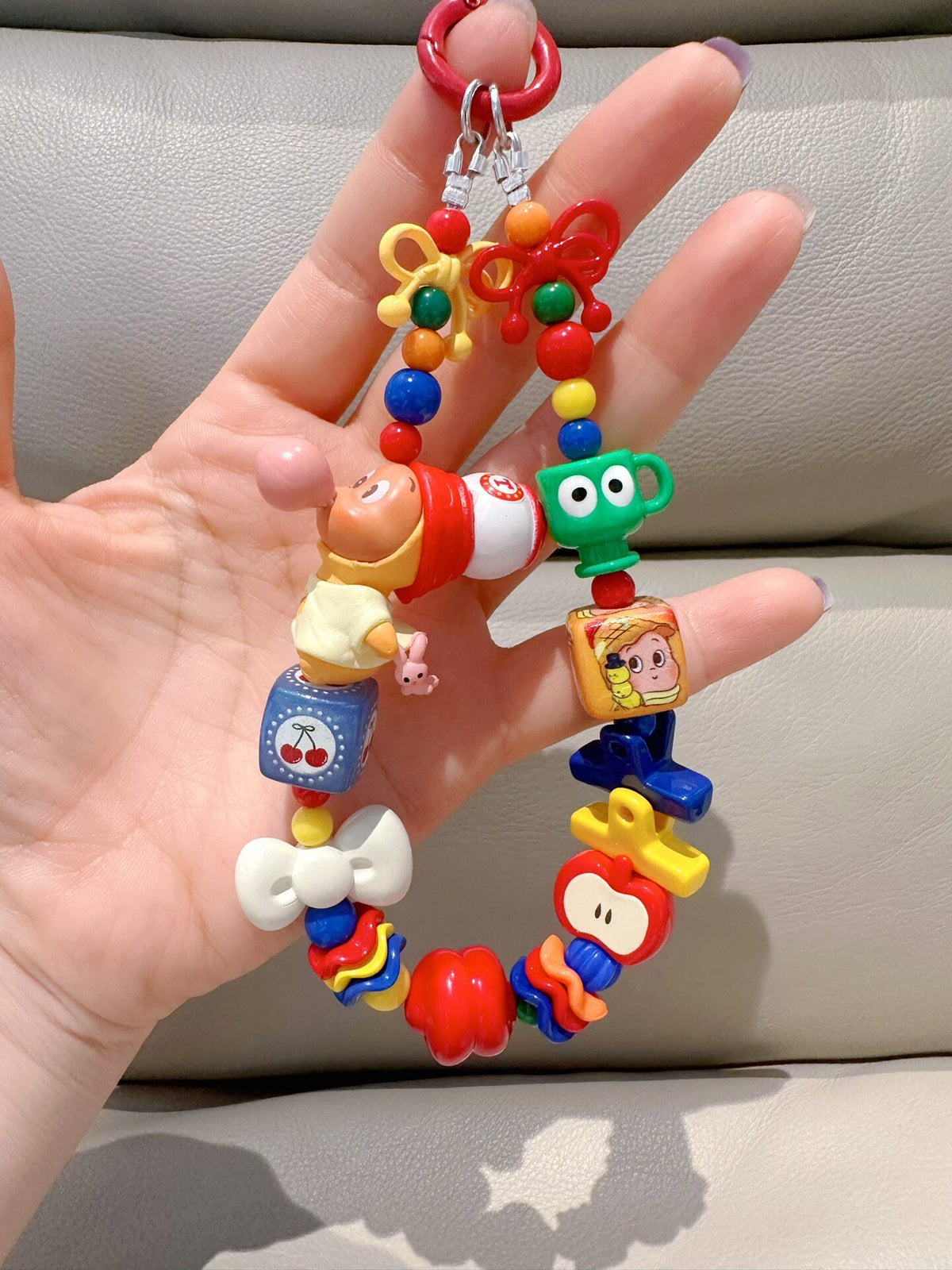 Pop Mart Bubble Star Phone Charm Keychain