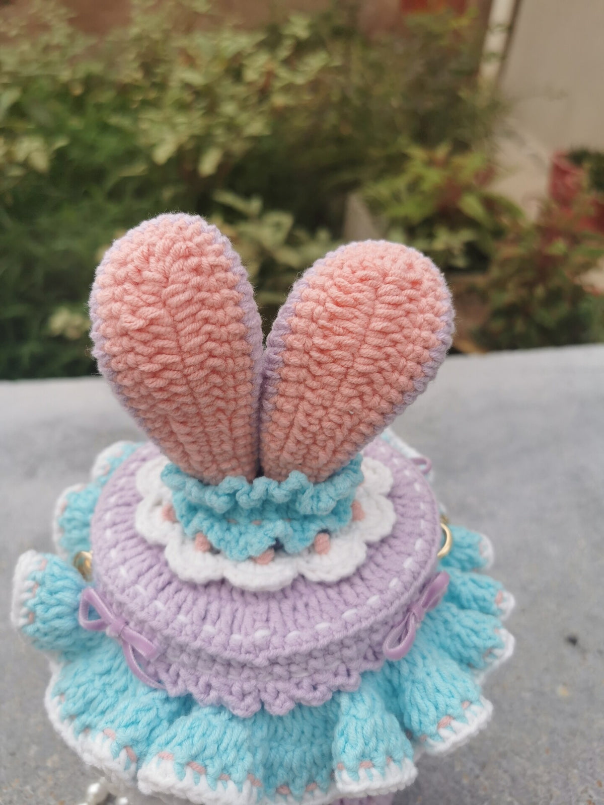 Crochet StellaLou Storage Bag Lavender
