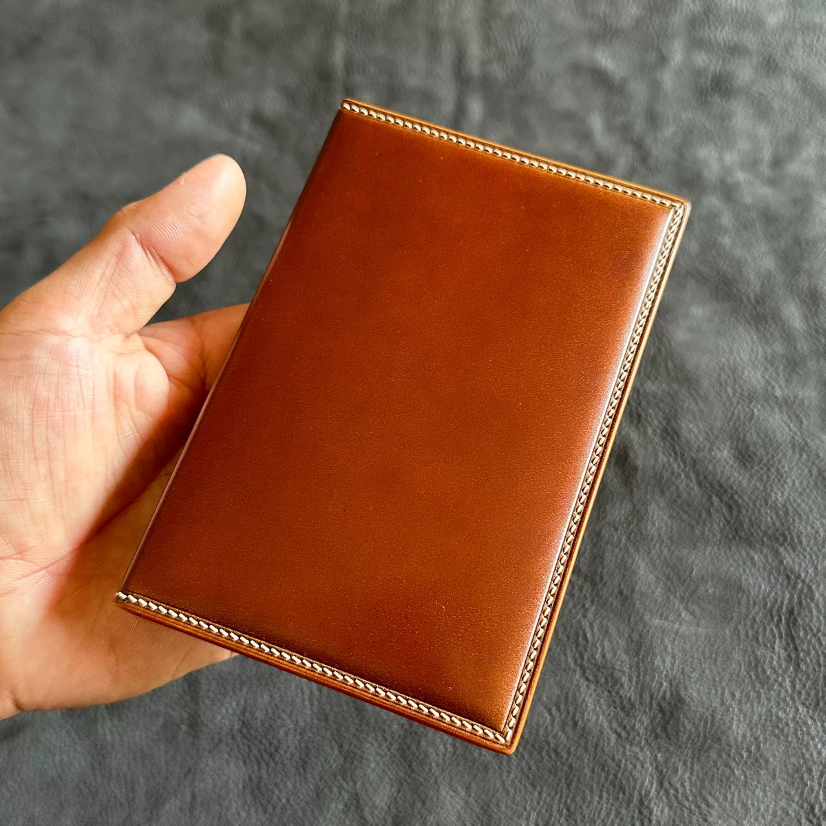 A7 Cordovan Leather Six Ring Binder
