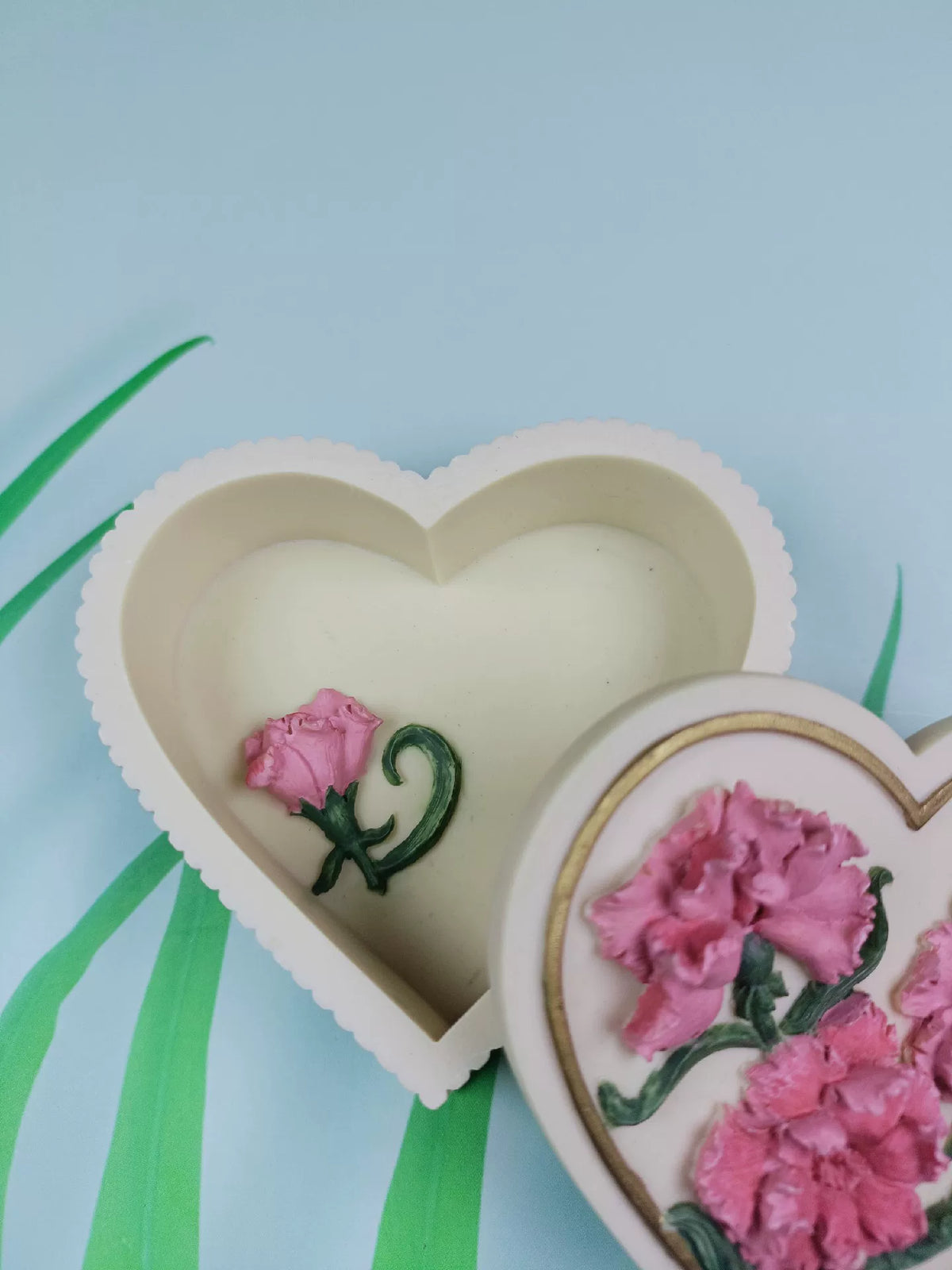 Heart Shaped Silicone Mold Keepsake Box