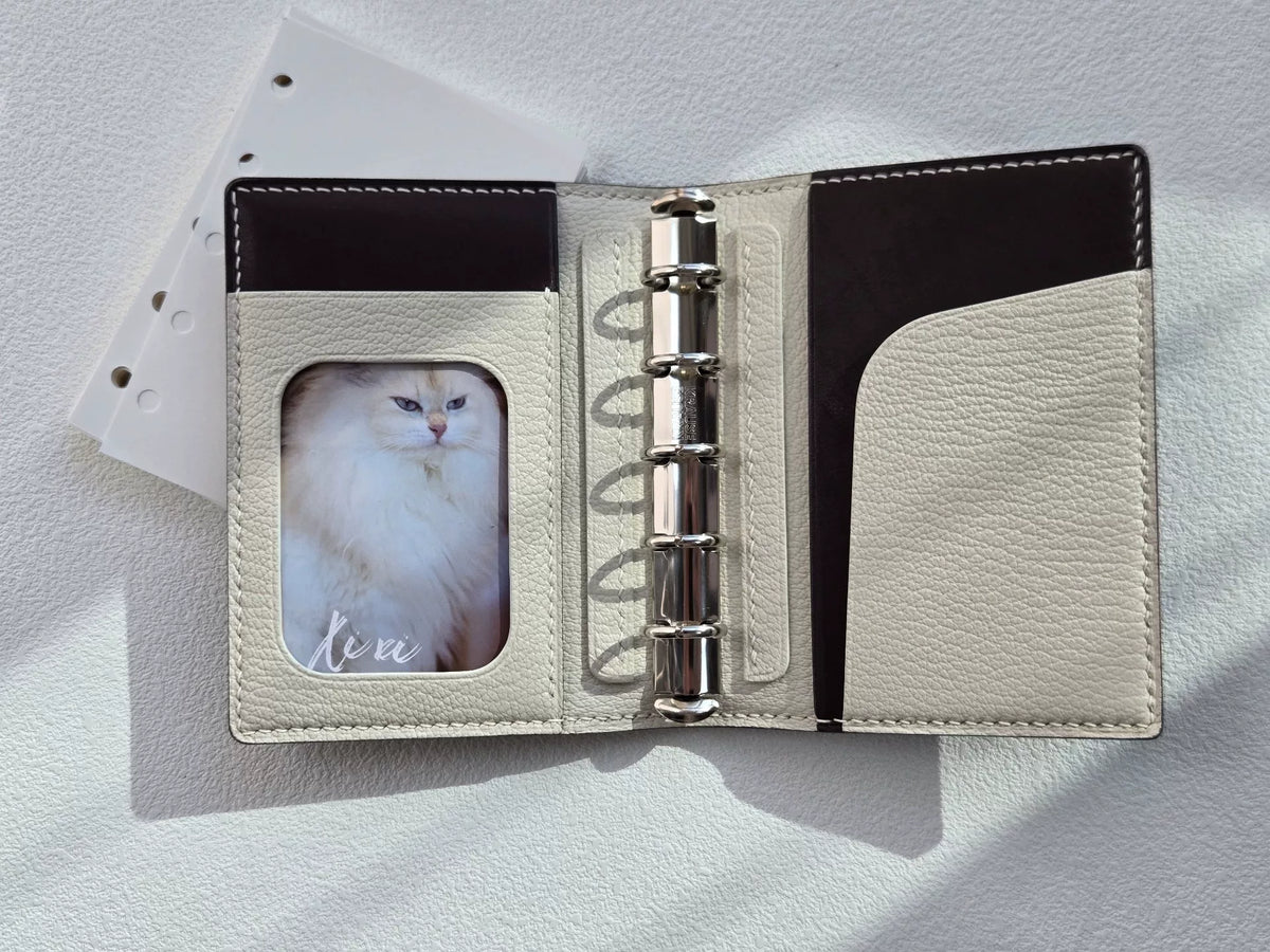 Carnet-organiseur Bivini M5 Cuir Barenia Ébène