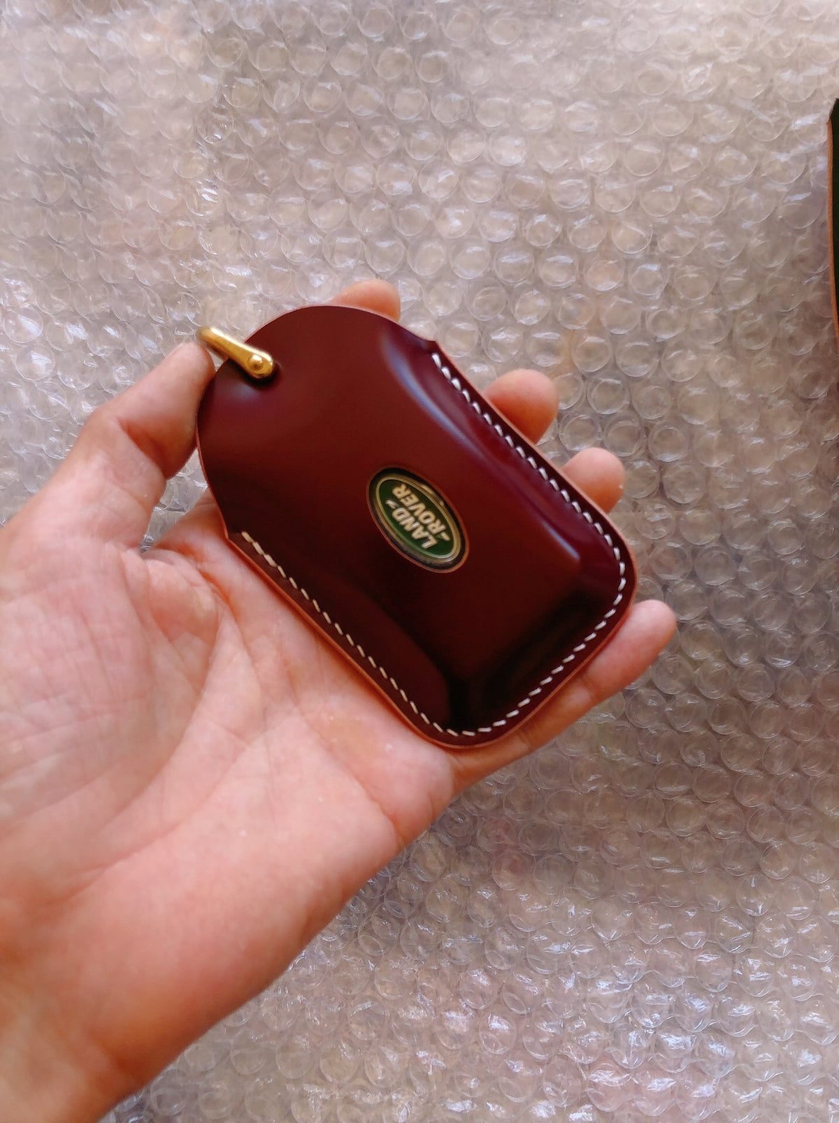 Land Rover Shell Cordovan Leather Key Case