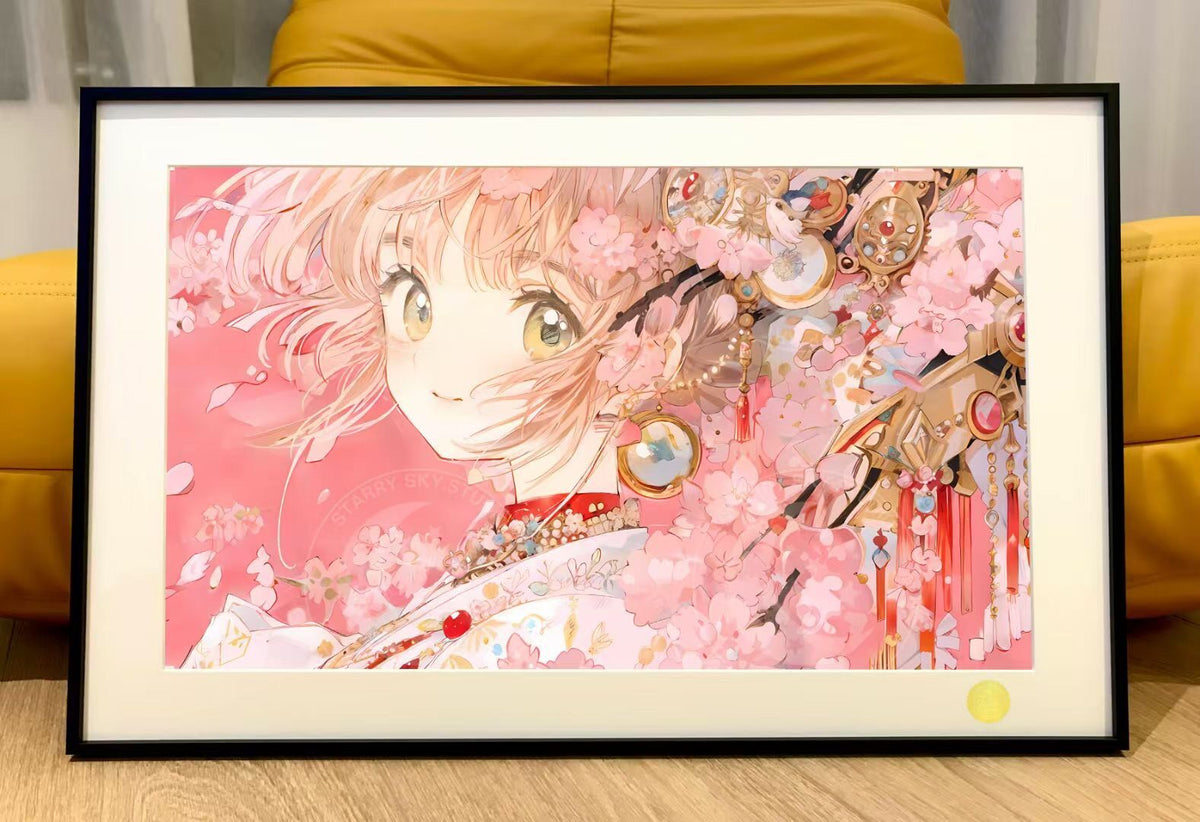 Sakura Cardcaptor Anime Framed Art Print
