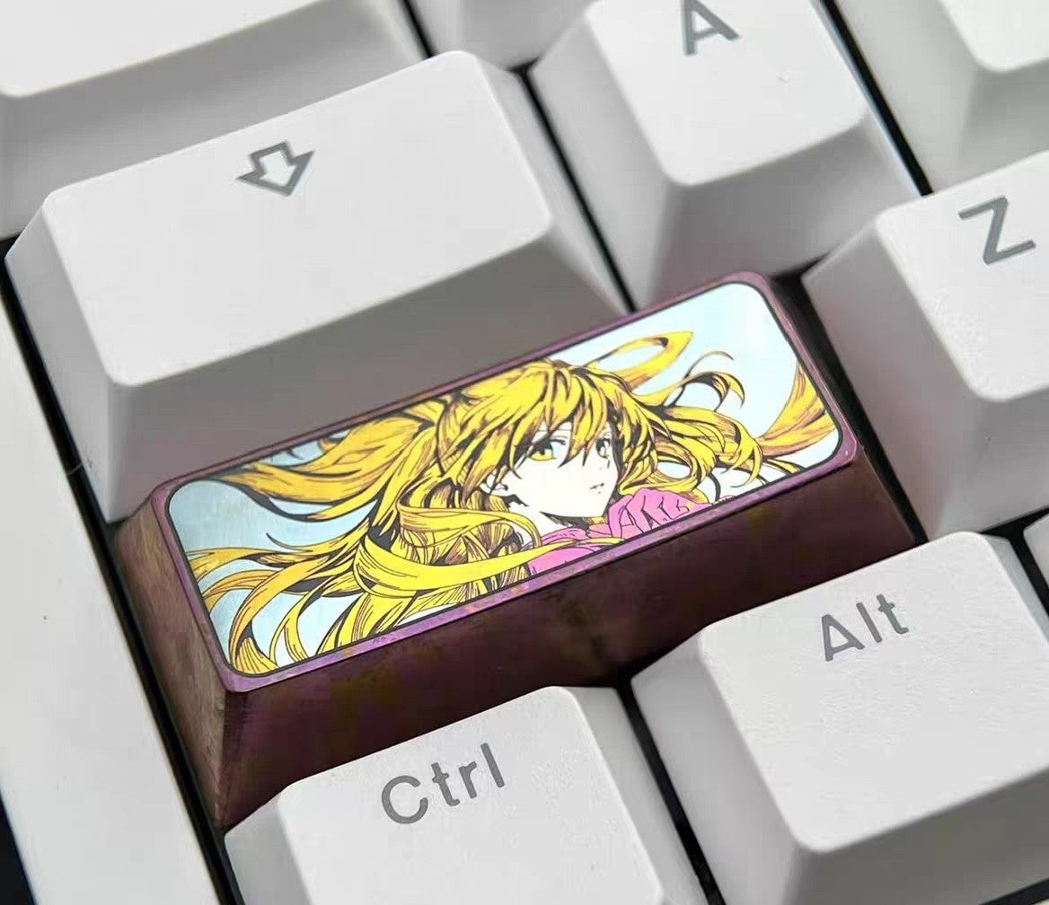EVA Asuka 2.25u Titanium Alloy Keycap