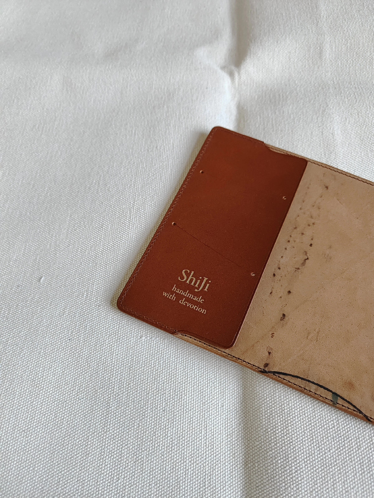 A6 Horween Shell Cordovan Notebook Cover