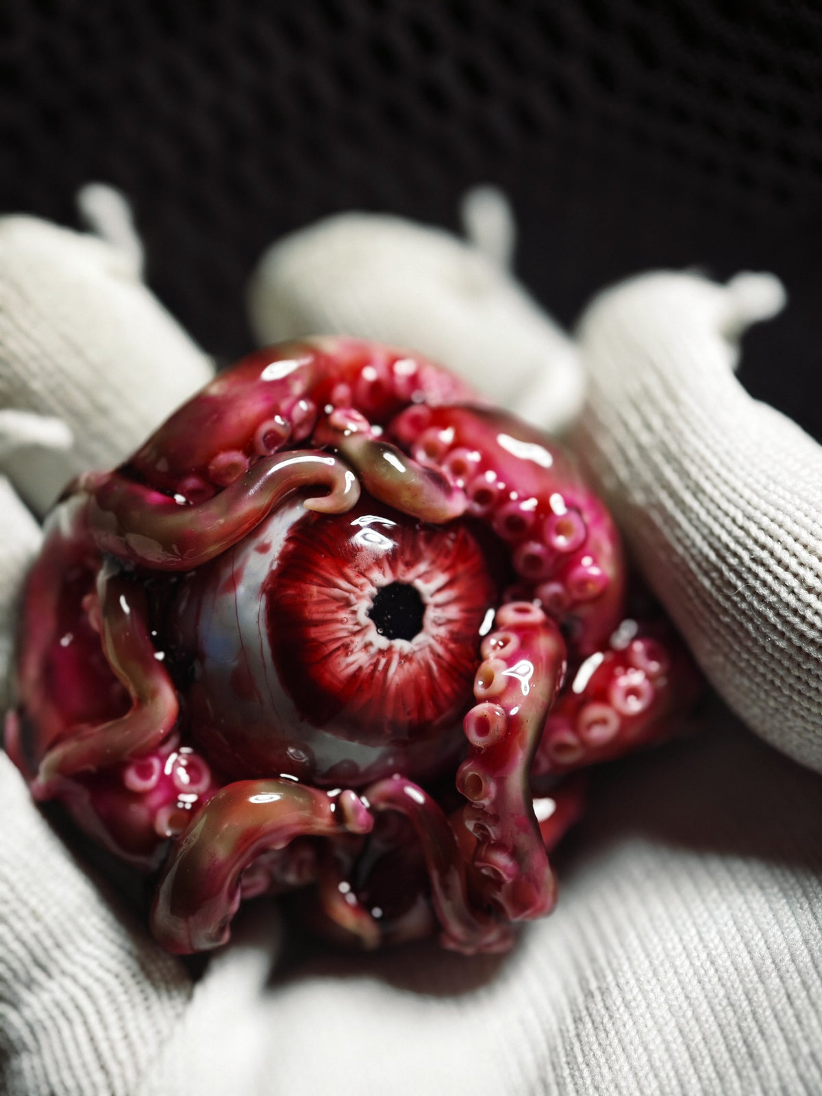 Cthulhu Eye Tentacle Resin Pendant