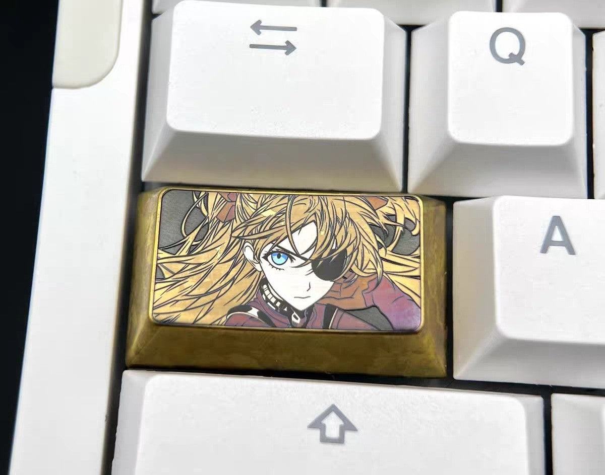 Asuka Titanium Alloy Artisan Keycaps
