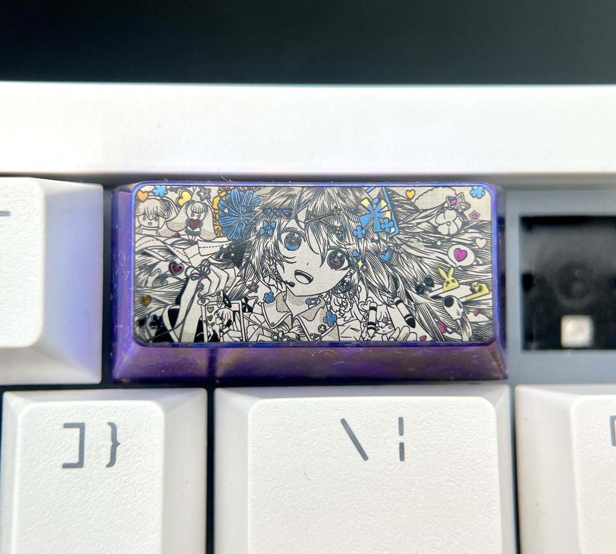Hatsune Miku Titanium Alloy Keycap