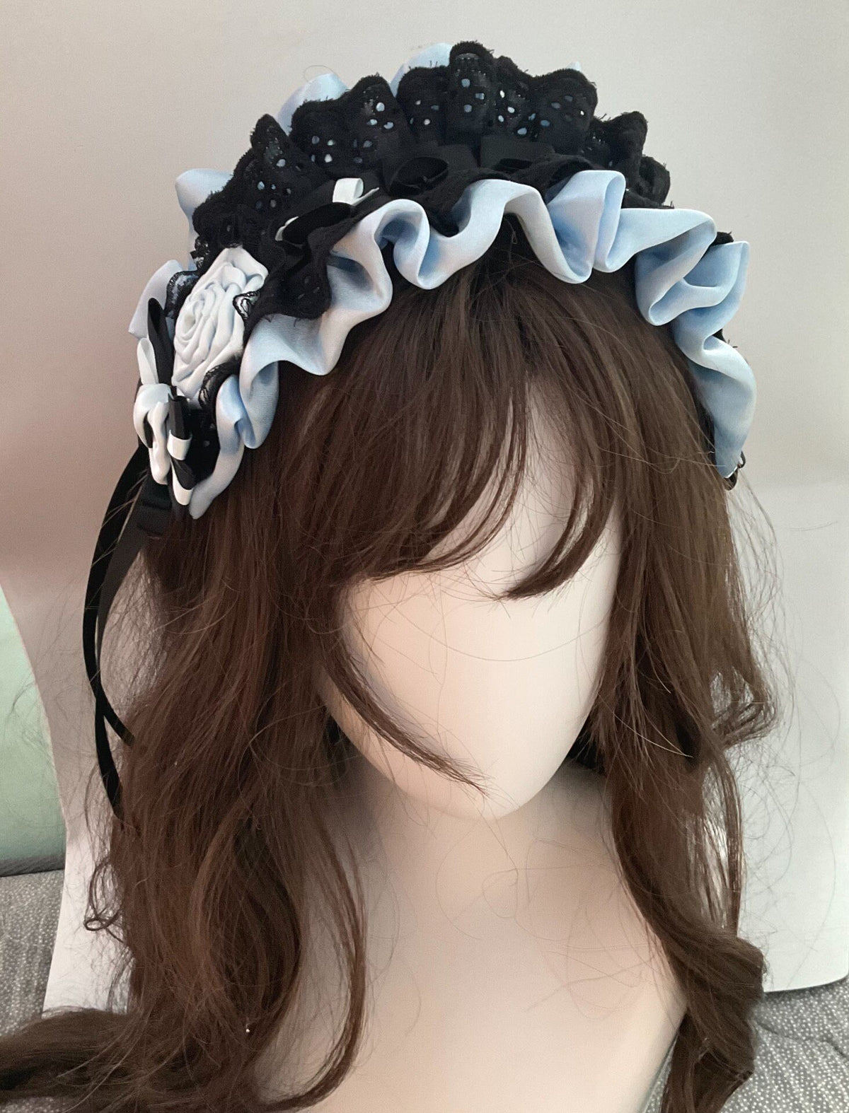 Lolita Wide Lace Handmade Headband