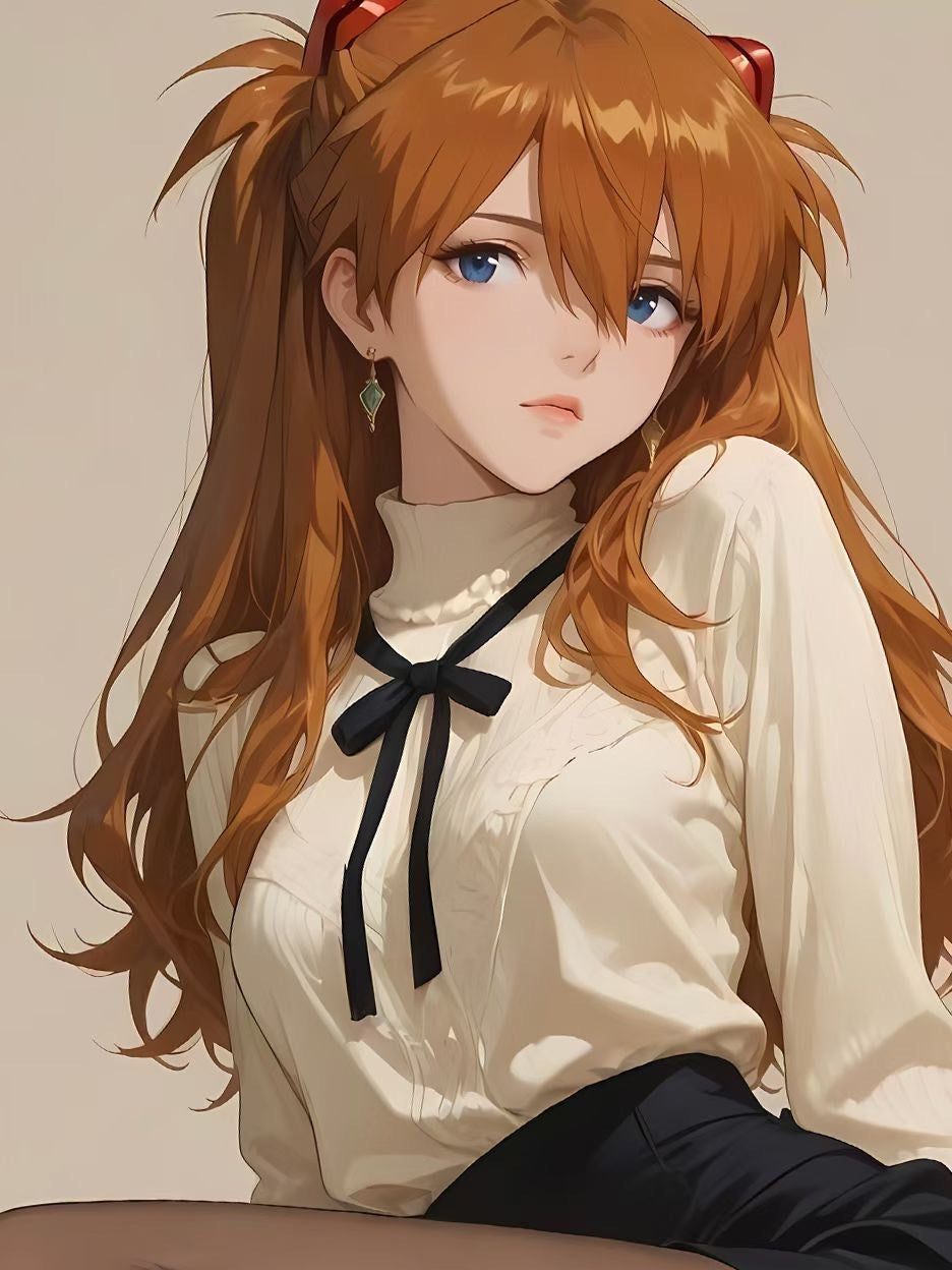 Evangelion Asuka Framed Art Print Limited Edition
