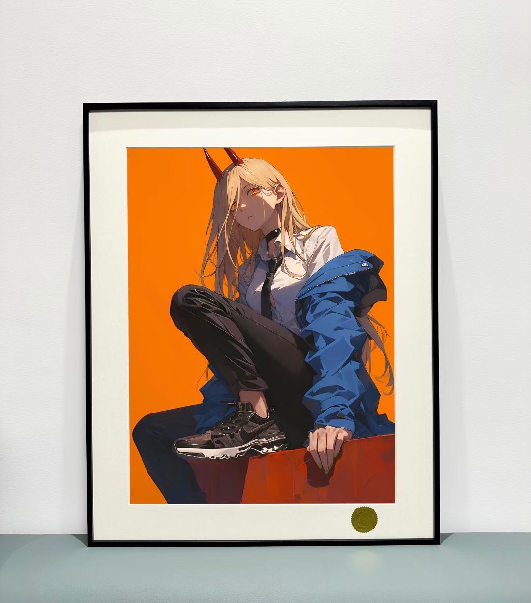 Chainsaw Man Framed Artwork Print 44x55cm