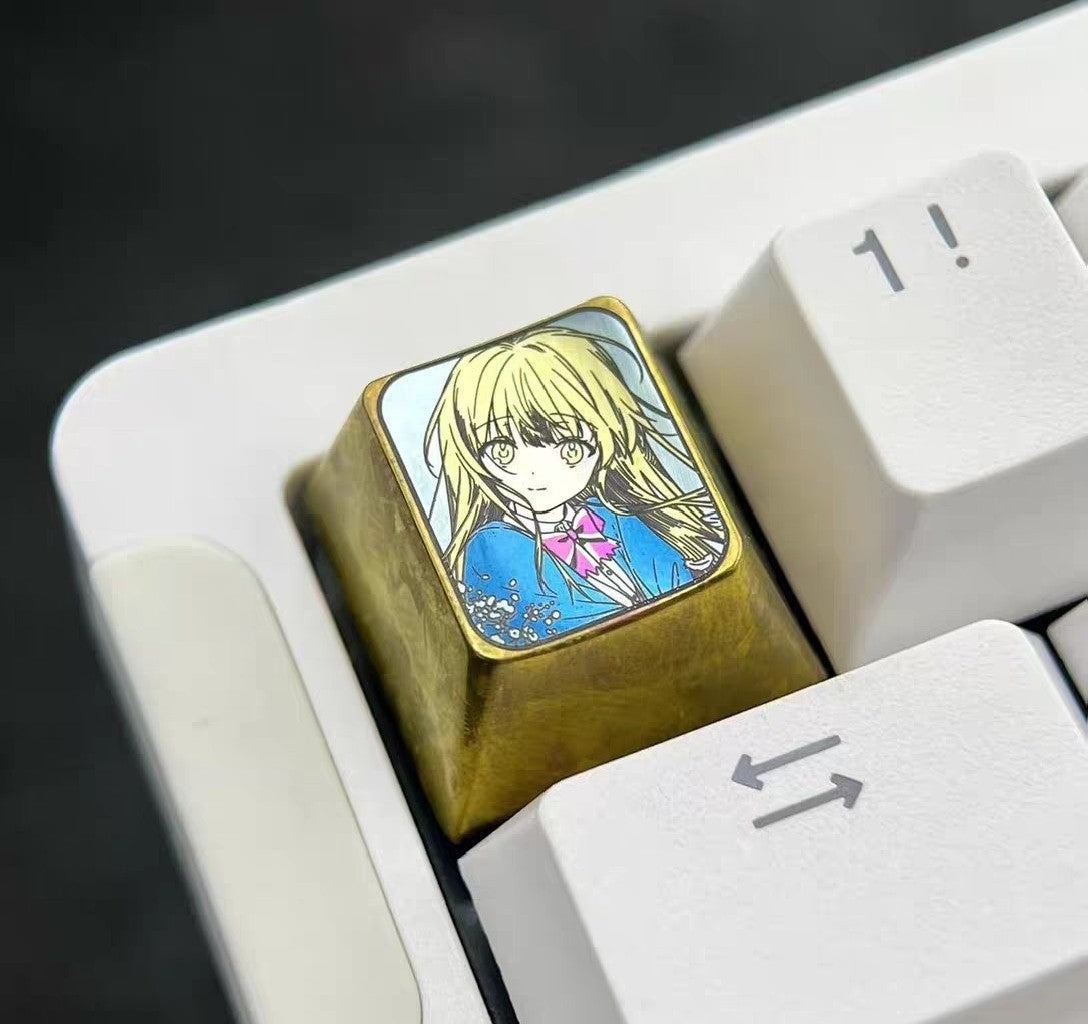 Titanium Alloy Anime Keycap Mafuyu Sato