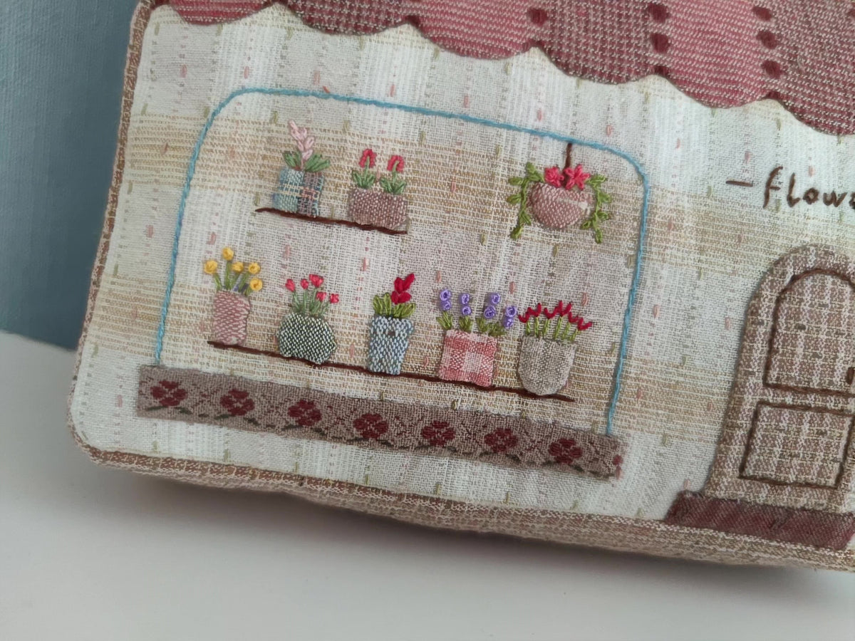 Handmade Fabric Flower Shop Pouch
