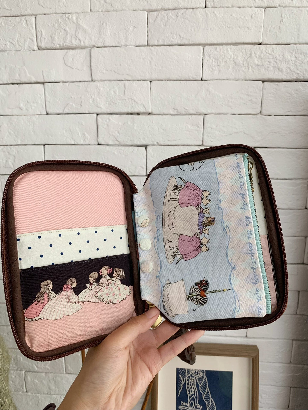 Zippered Organizer Case with Six Ring Binder
