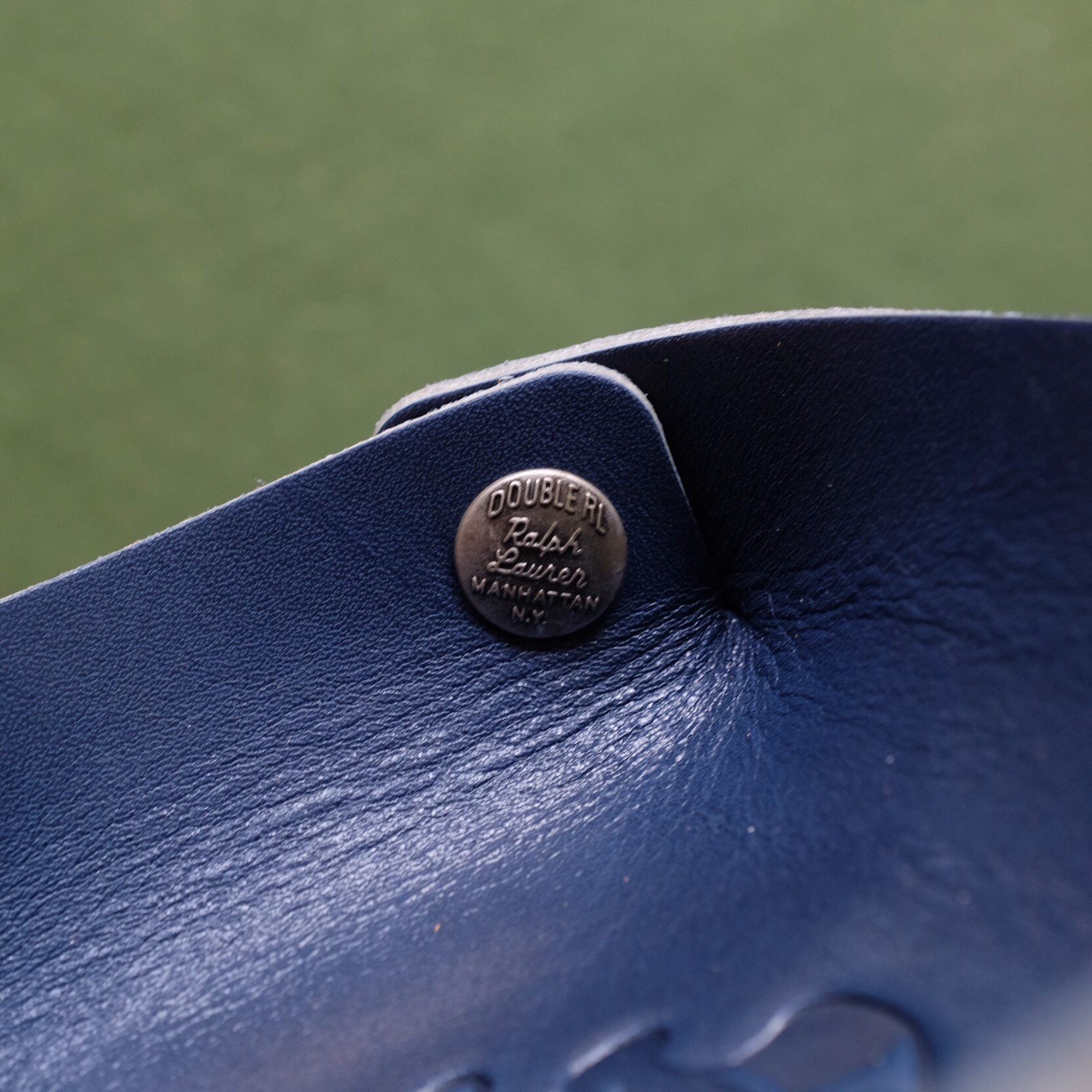 Thick Leather Pouch with Four-Snap Closure