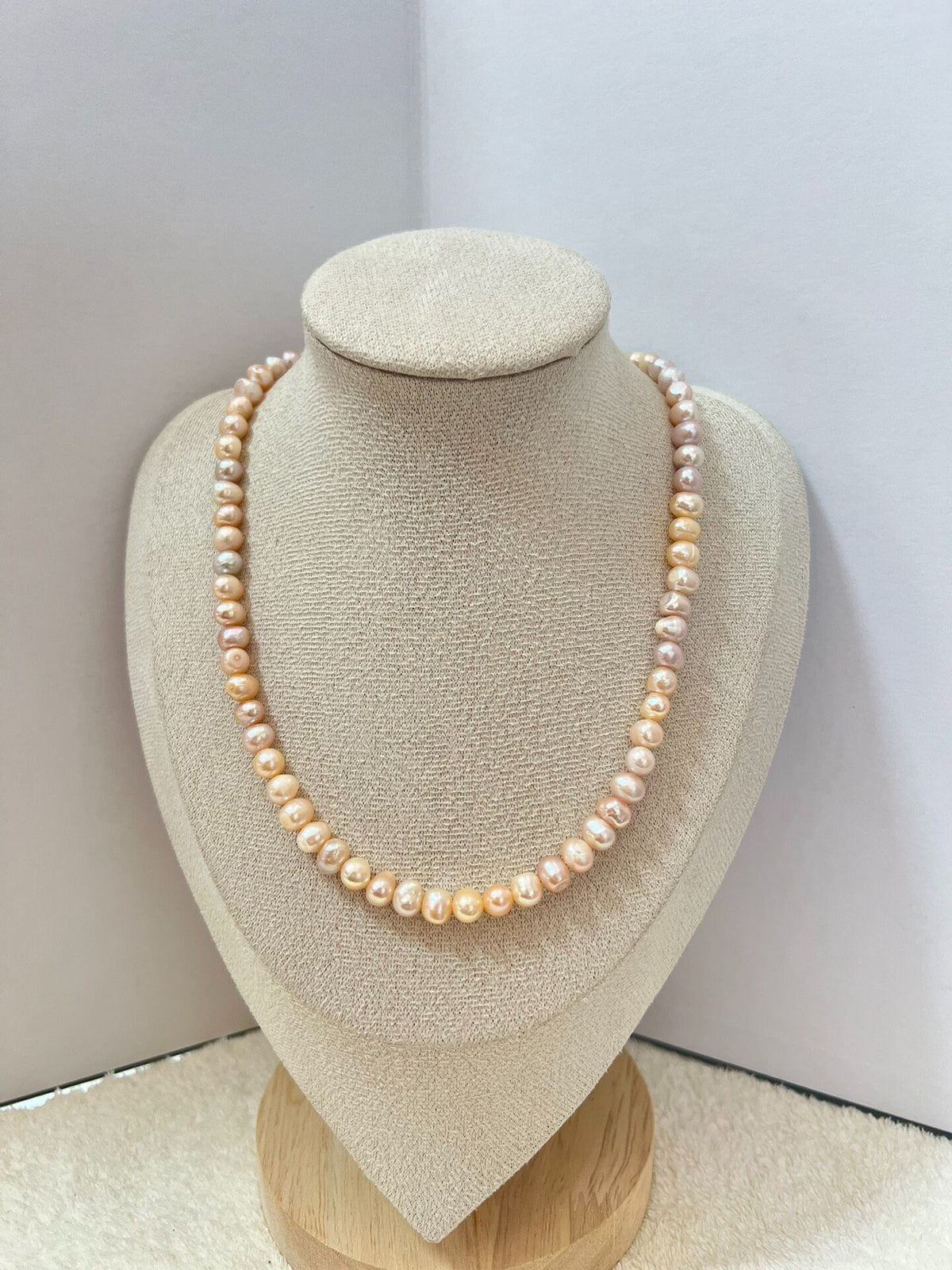Freshwater Pearl Necklace Candy Colors