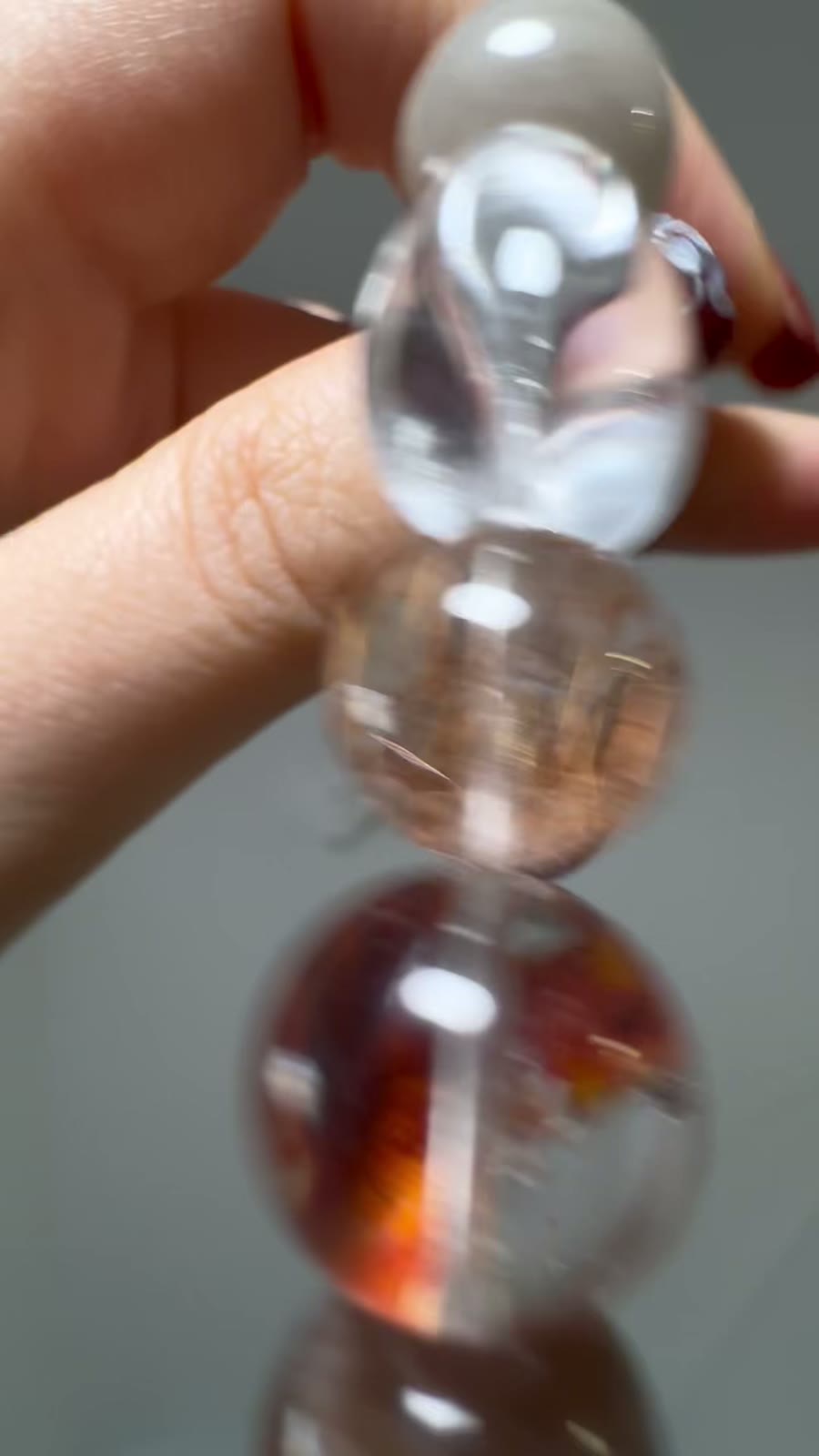 Pulseira Multigemas de Cristal com Contas de 13 mm