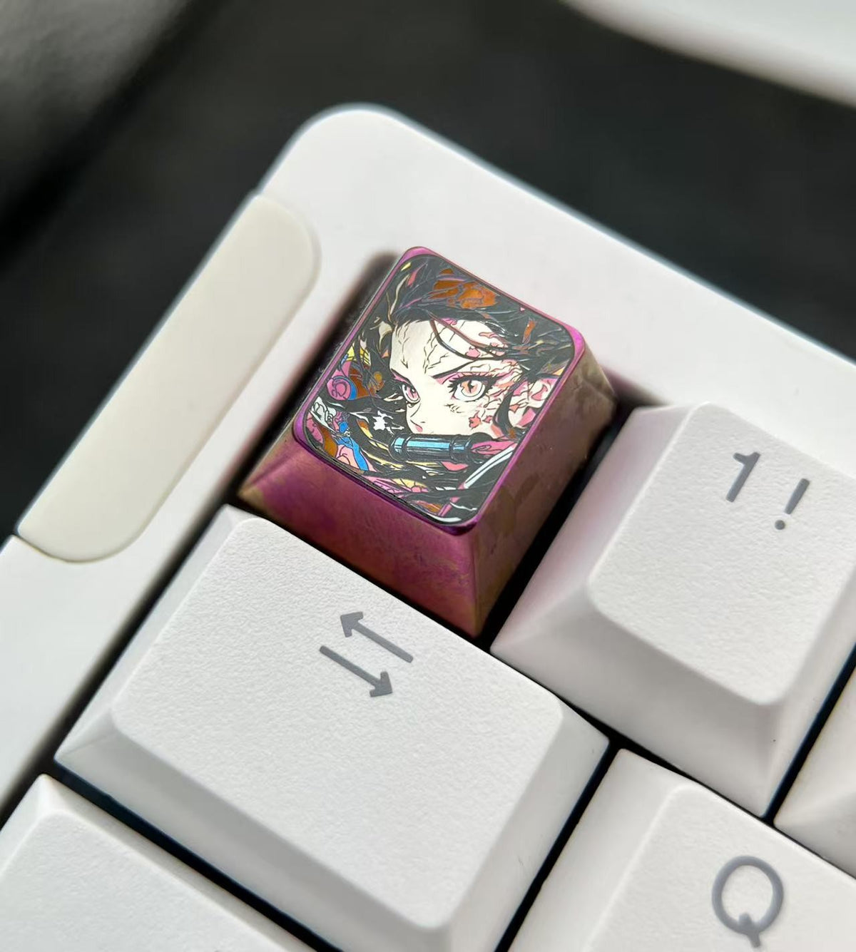 Titanium Alloy Anime 1u Keycap
